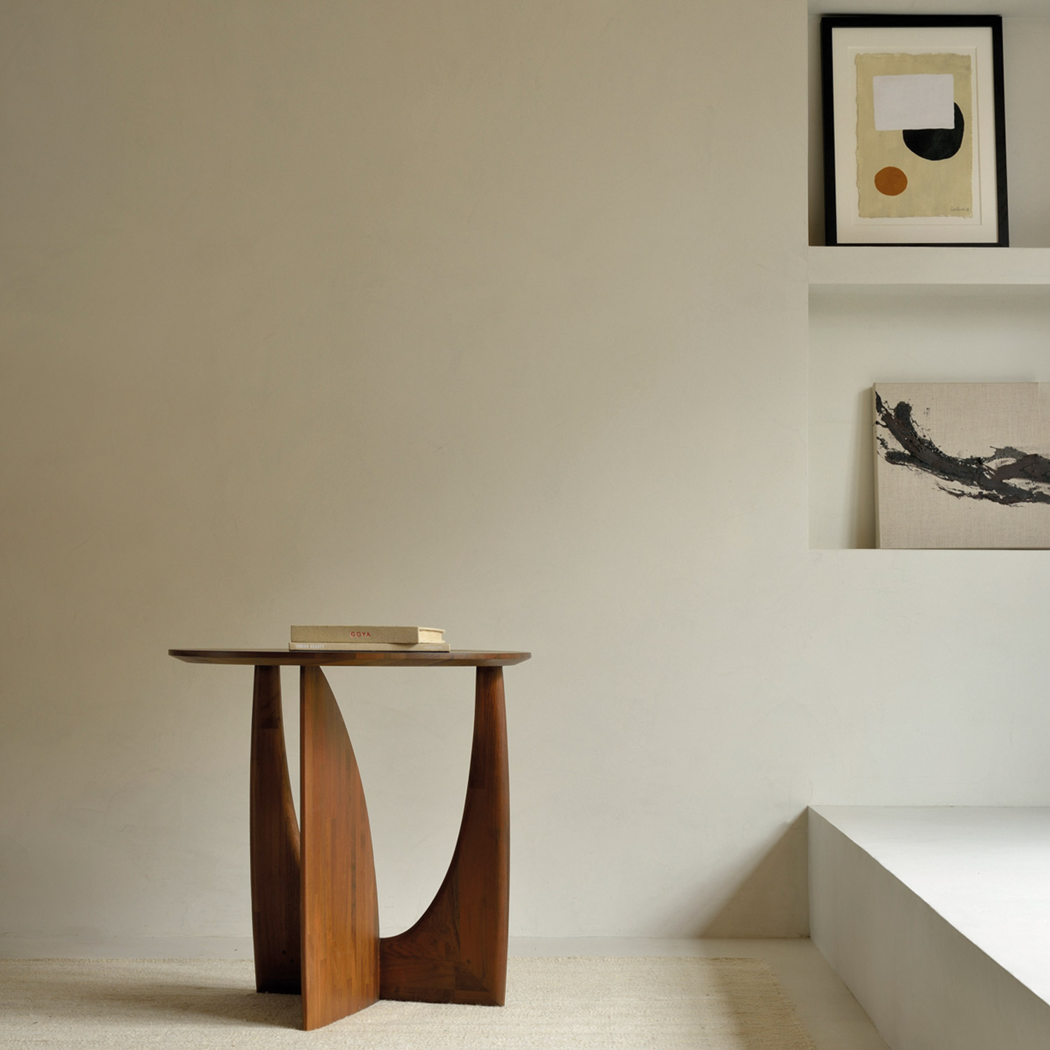 ethnicraft geometric beistelltisch teak raum 83857