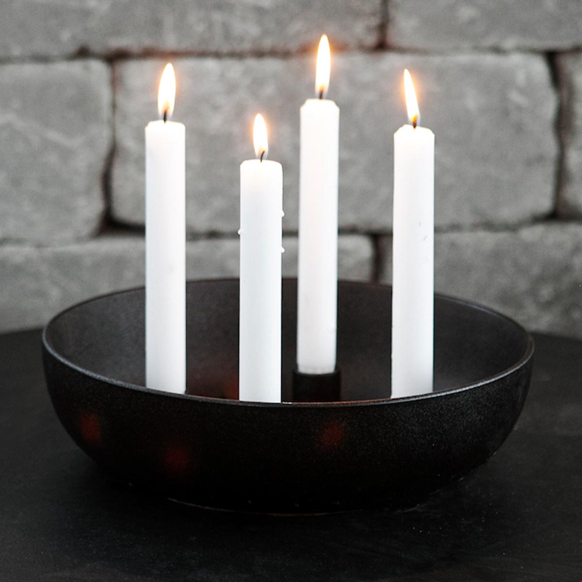 granholmen xxl schwarz mit kerzen storefactory 85385