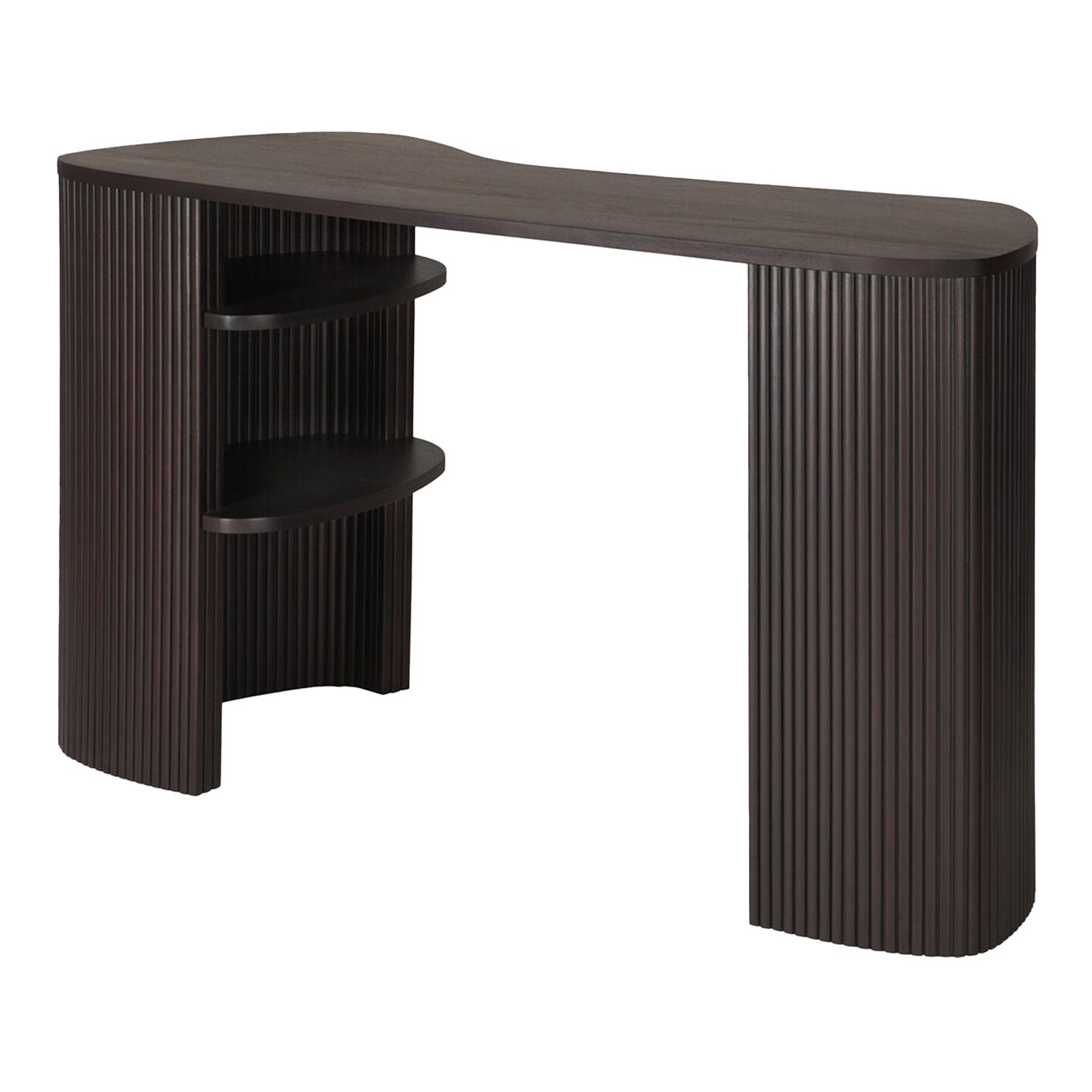 Ethnicraft - Roller Max Schreibtisch Mahagoni dunkelbraun