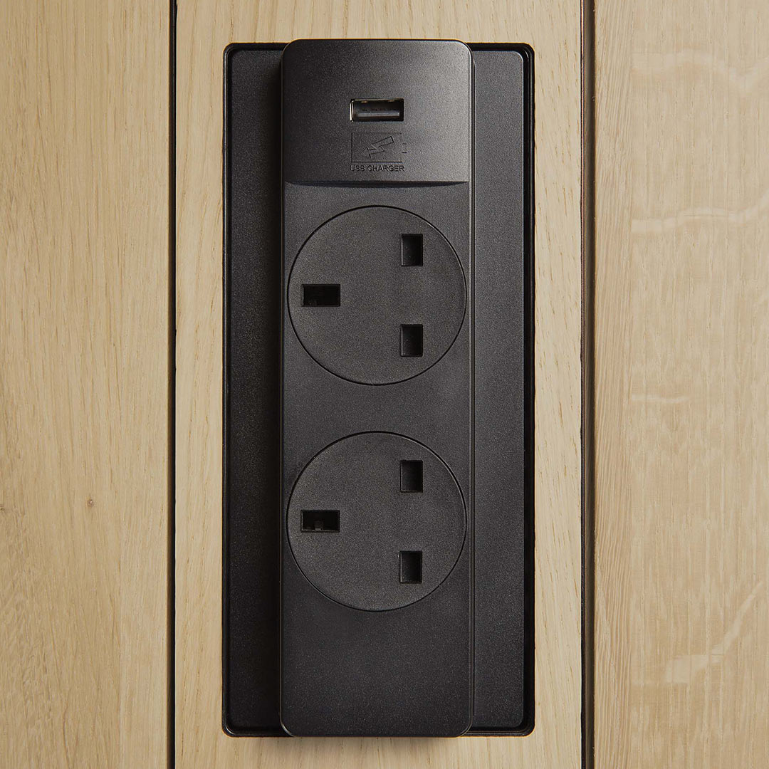 ethnicraft bok cowork schreibtisch ambiente steckdose GB 84345