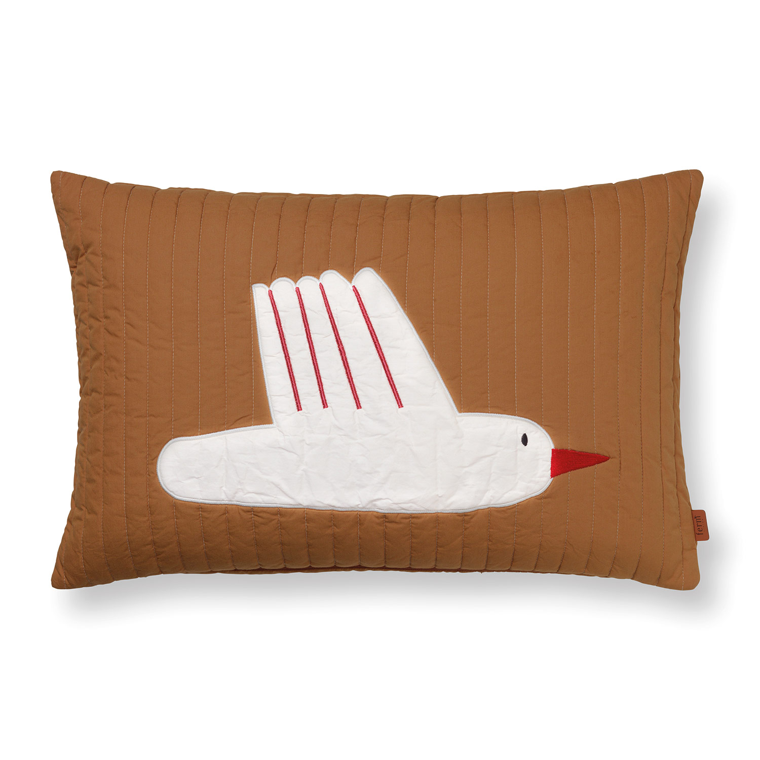 ferm living bird quilted kissen freisteller 84524