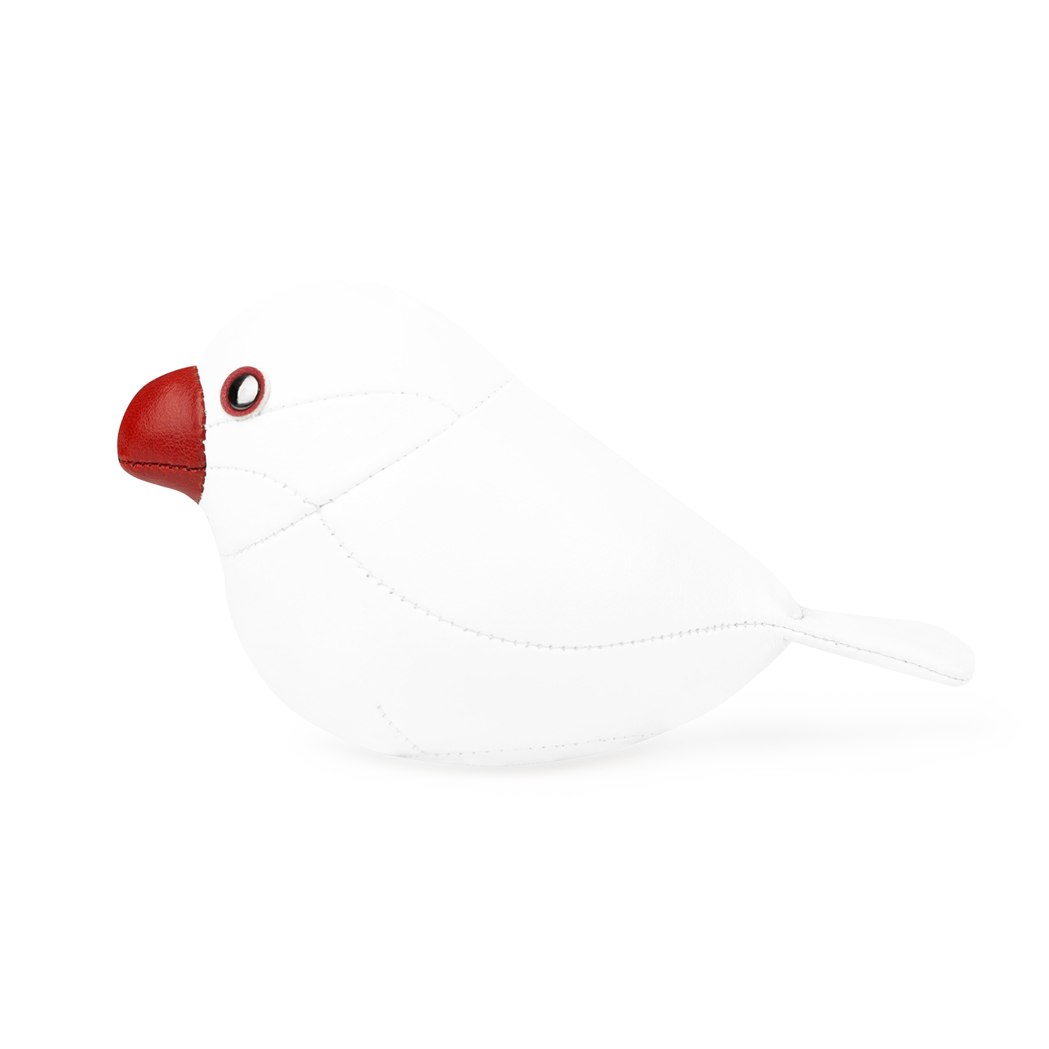 zuny mini briefbeschwerer java sparrow white4 93891