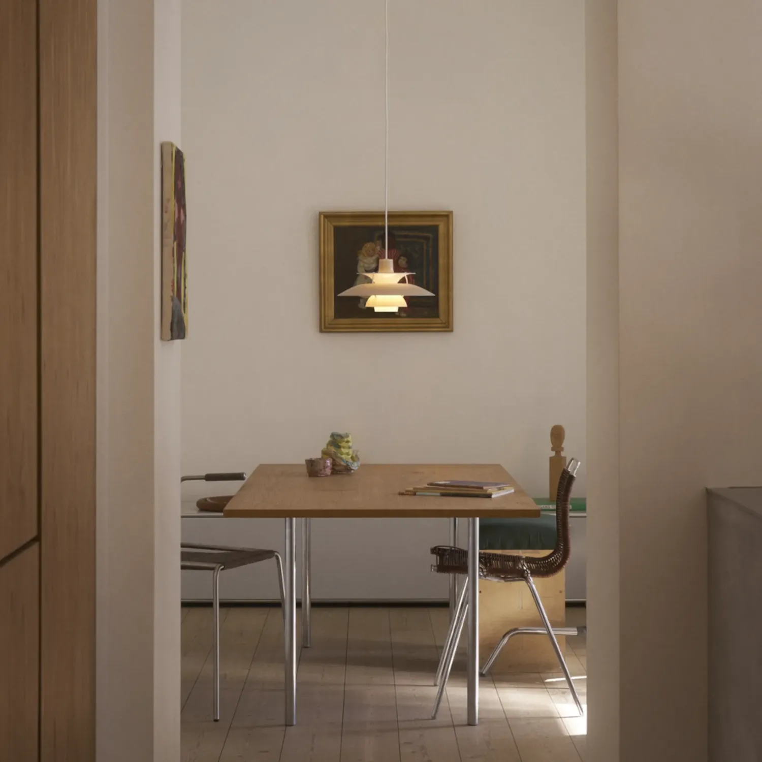 Louis Poulsen - PH 5 Ø 320 Opal Pendelleuchte beige