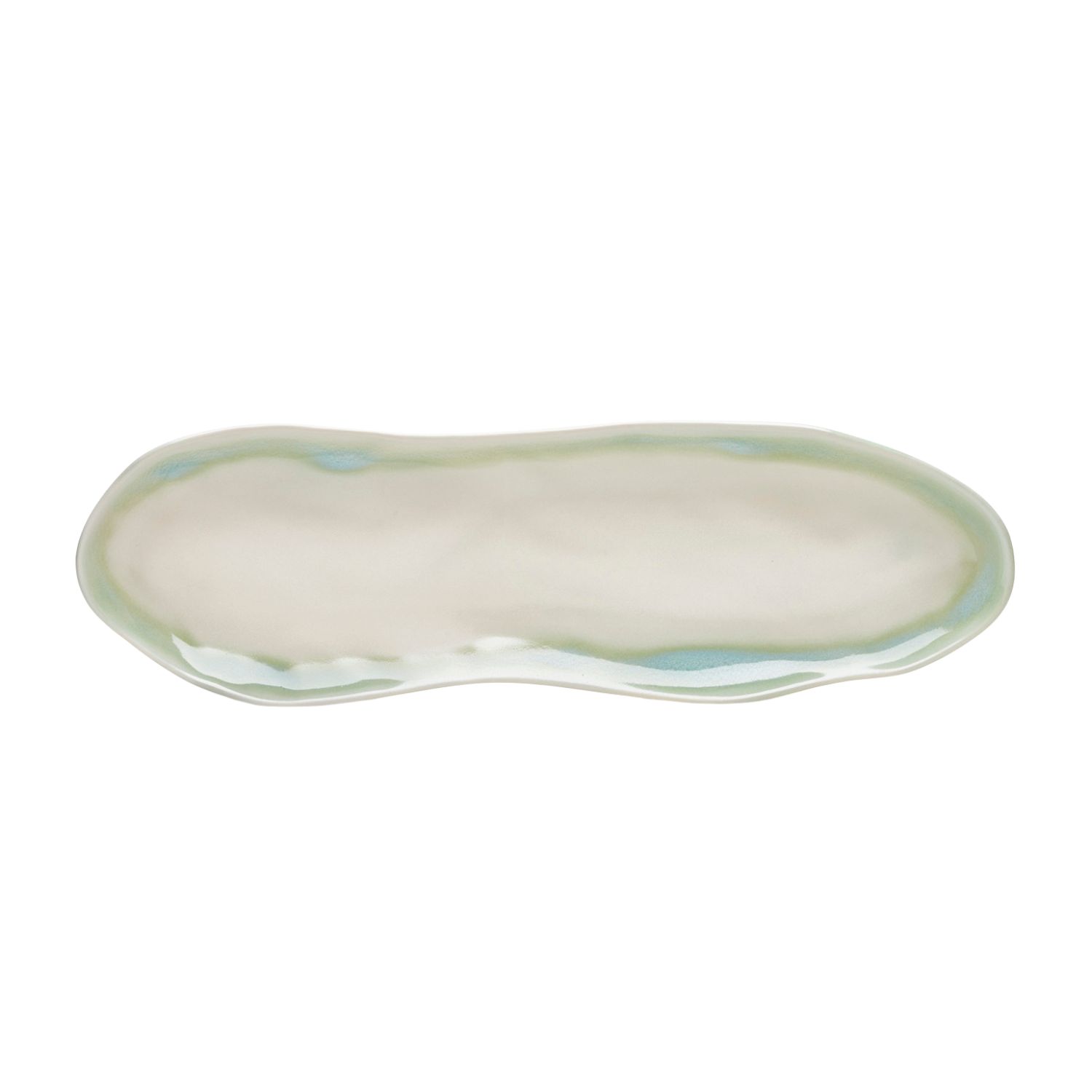 Töchter & Söhne - Leni Platte länglich grün 45 x 14 cm