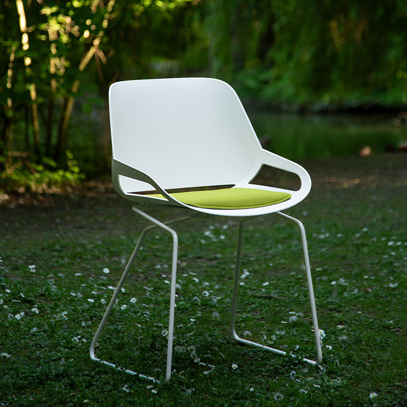 aeris numo weiss mit sitzpolster 69656