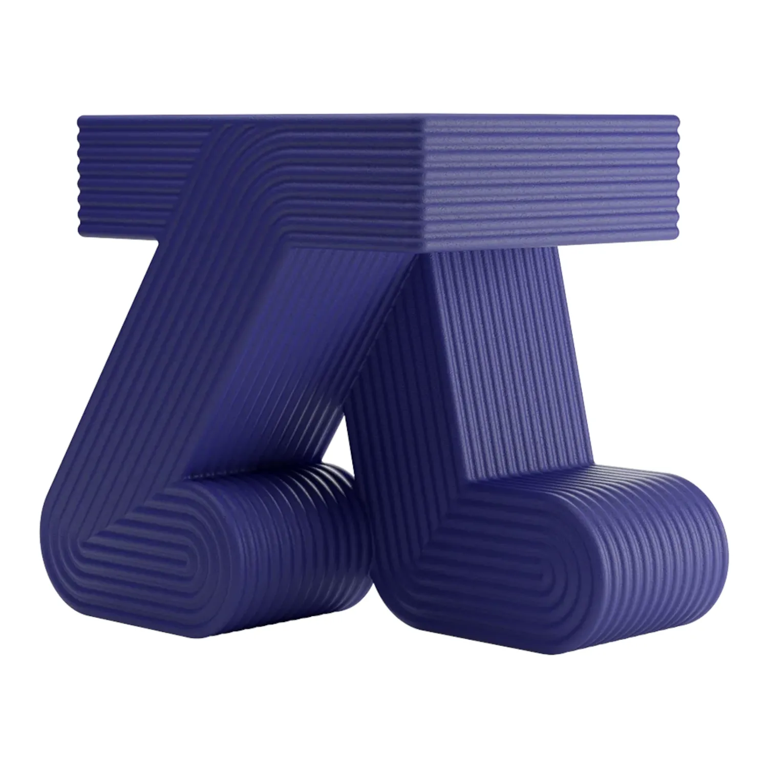 Qeeboo - Walking Beistelltisch blau violett