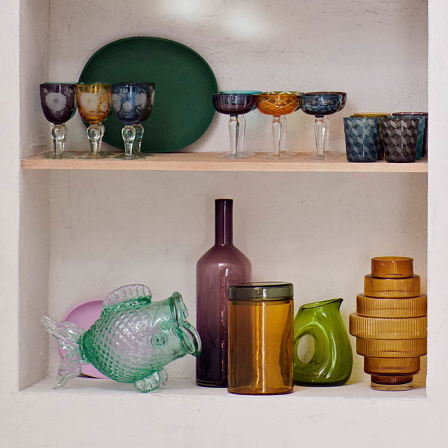 pols potten fat fish vorratsglas regal glaeser 95890