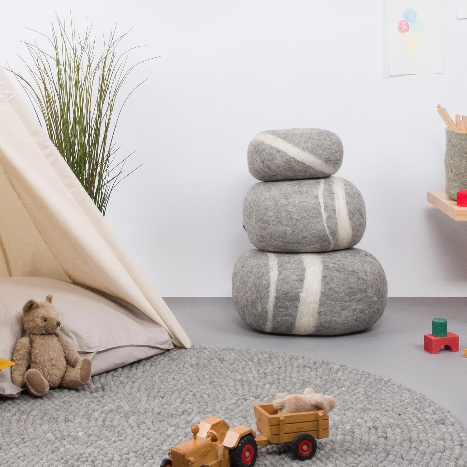 myfelt carl filz kieselstein grau 52182