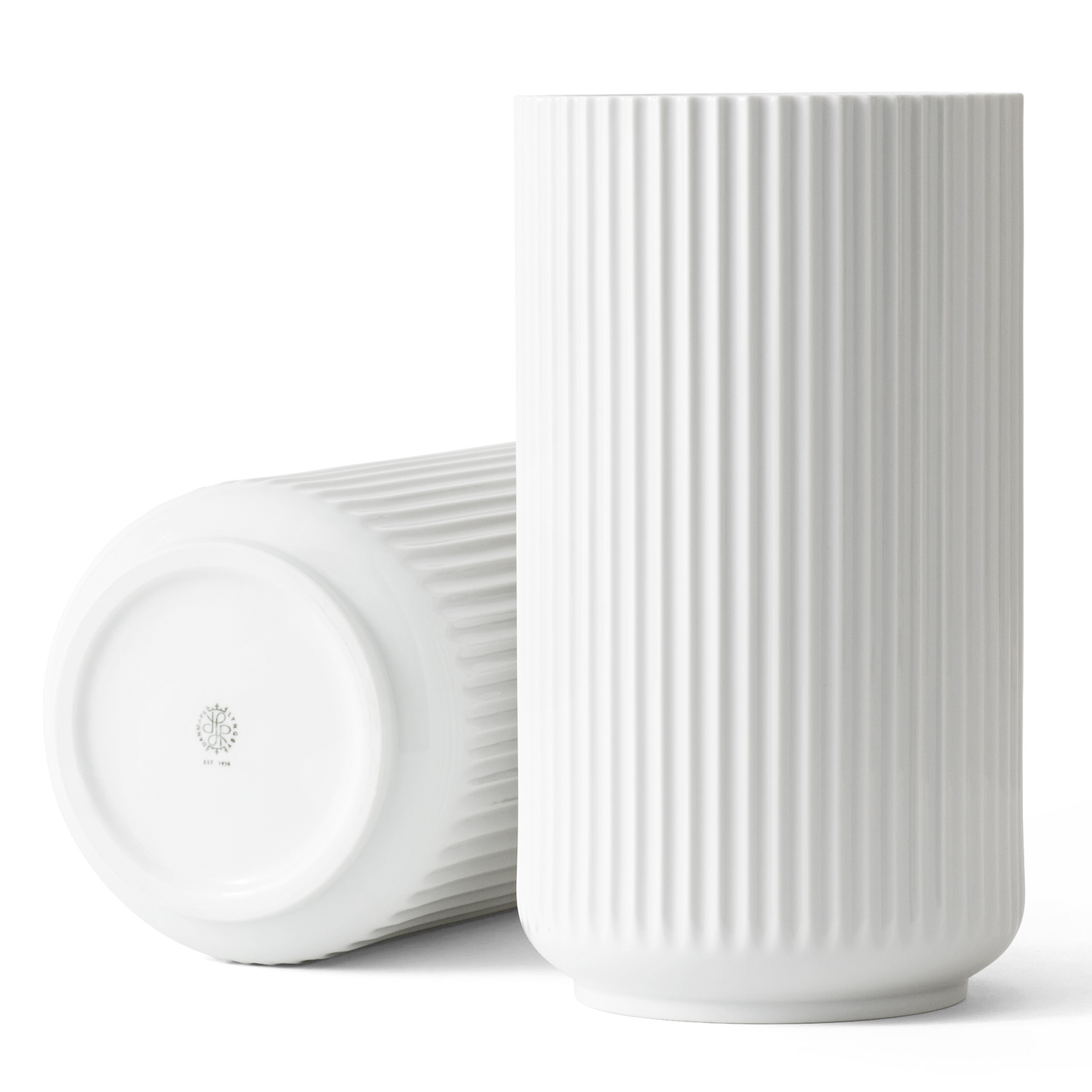 Lyngby vase weiss 31cm 200792