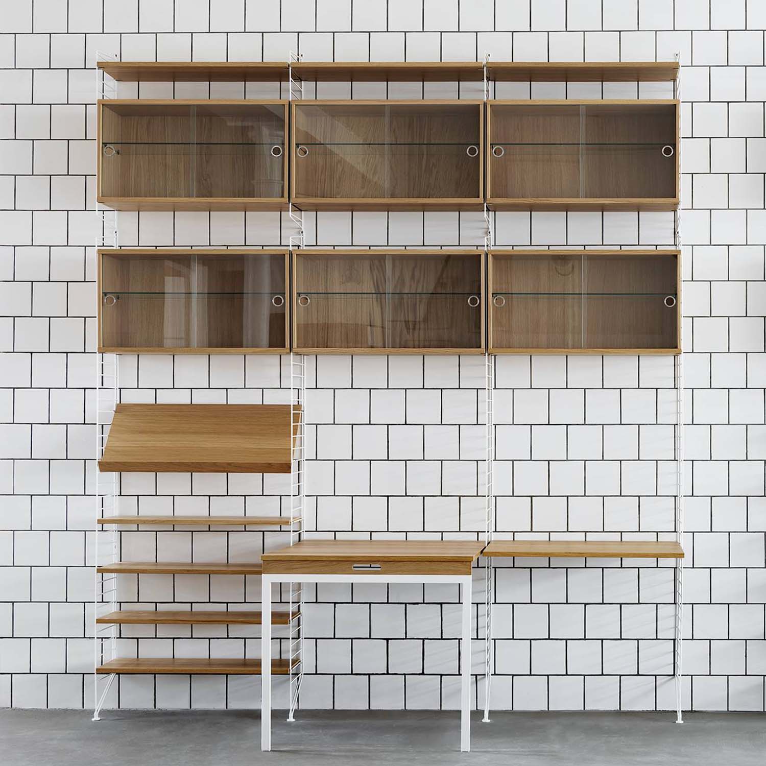 Ambiente Sting Tisch wei esche