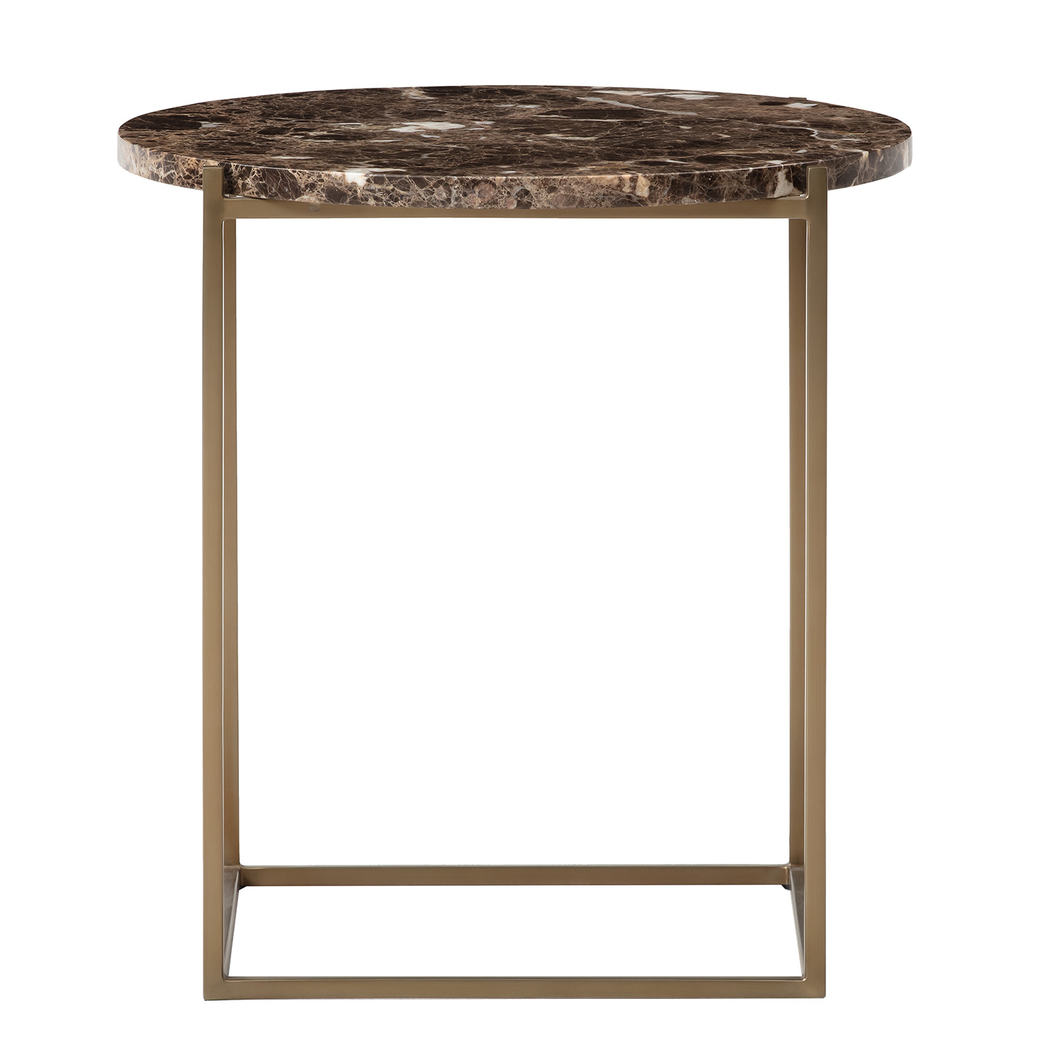 wendelbo circle occasional table Brown frontal 94077