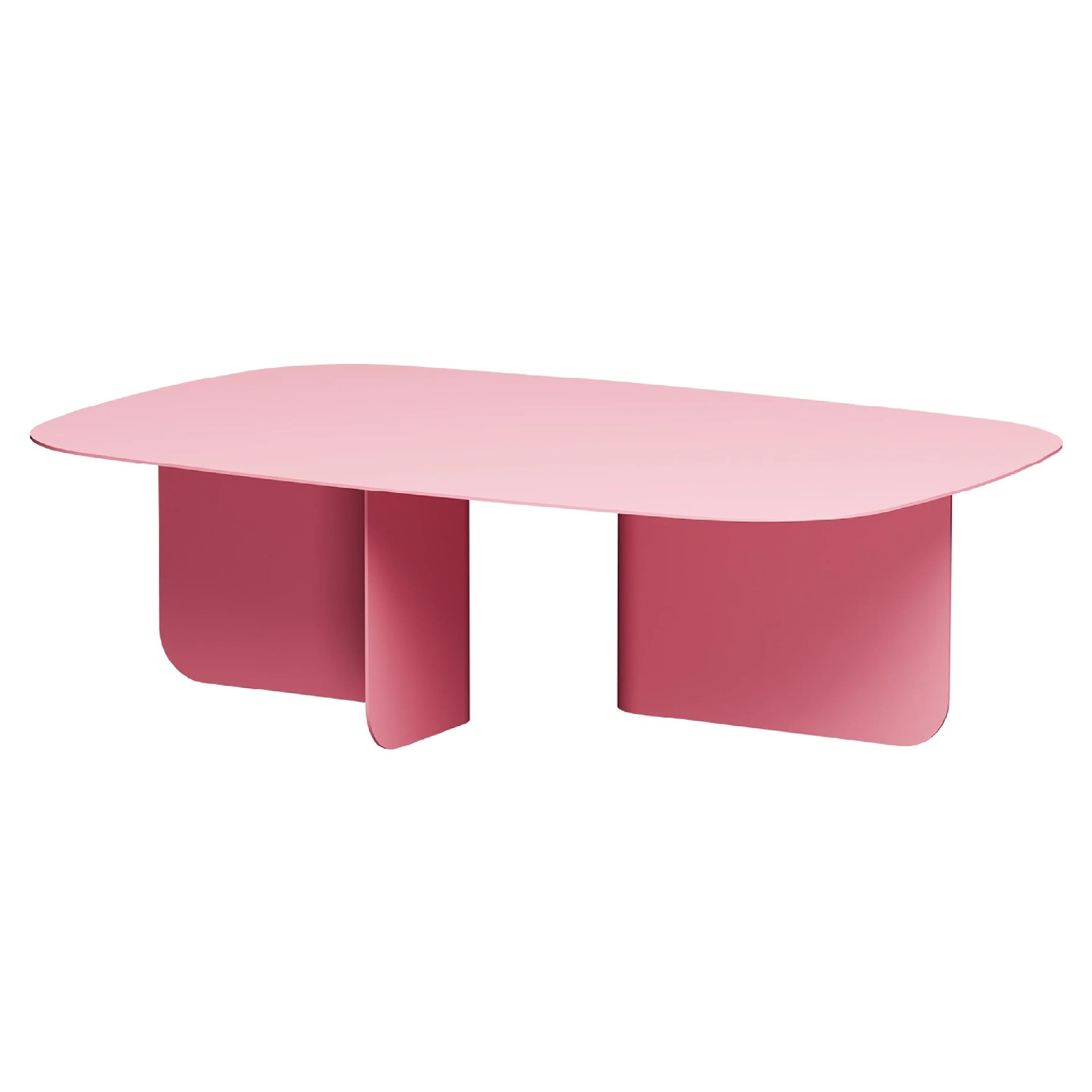 Metallbude - Livia Couchtisch pink lemonade