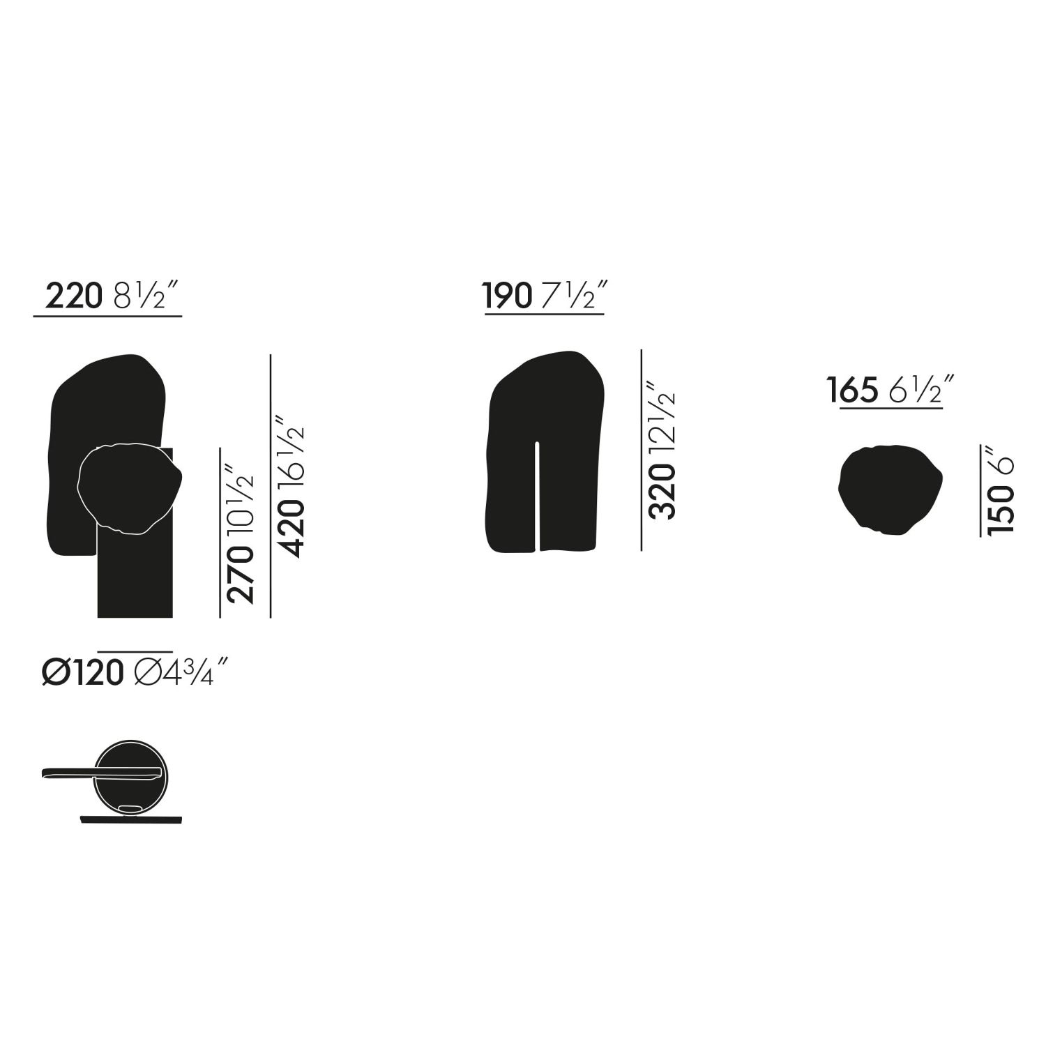 Vitra - Découpage Vase Feuille