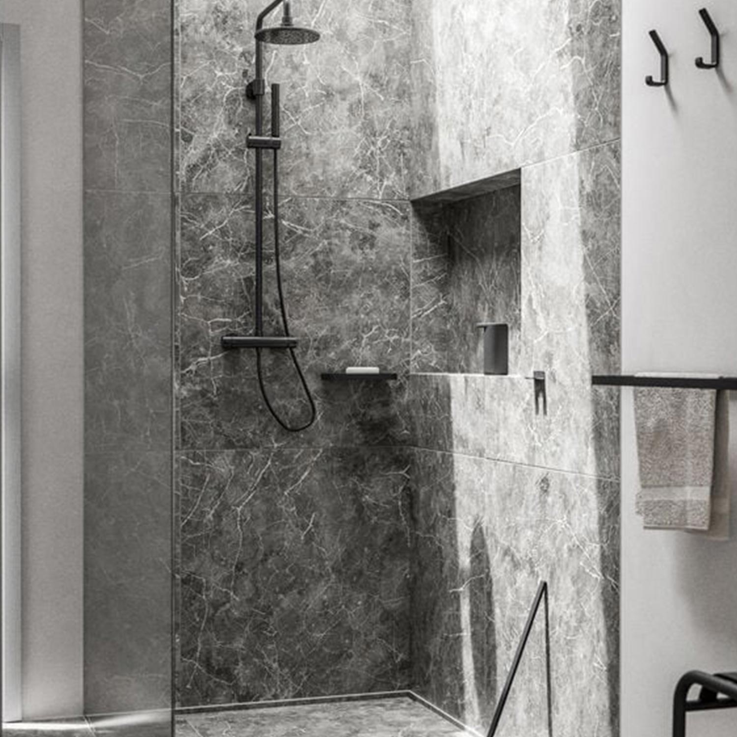 Zone Denmark Rim Handtuchhalter 14638 44 7 schwarz ambiente 104748