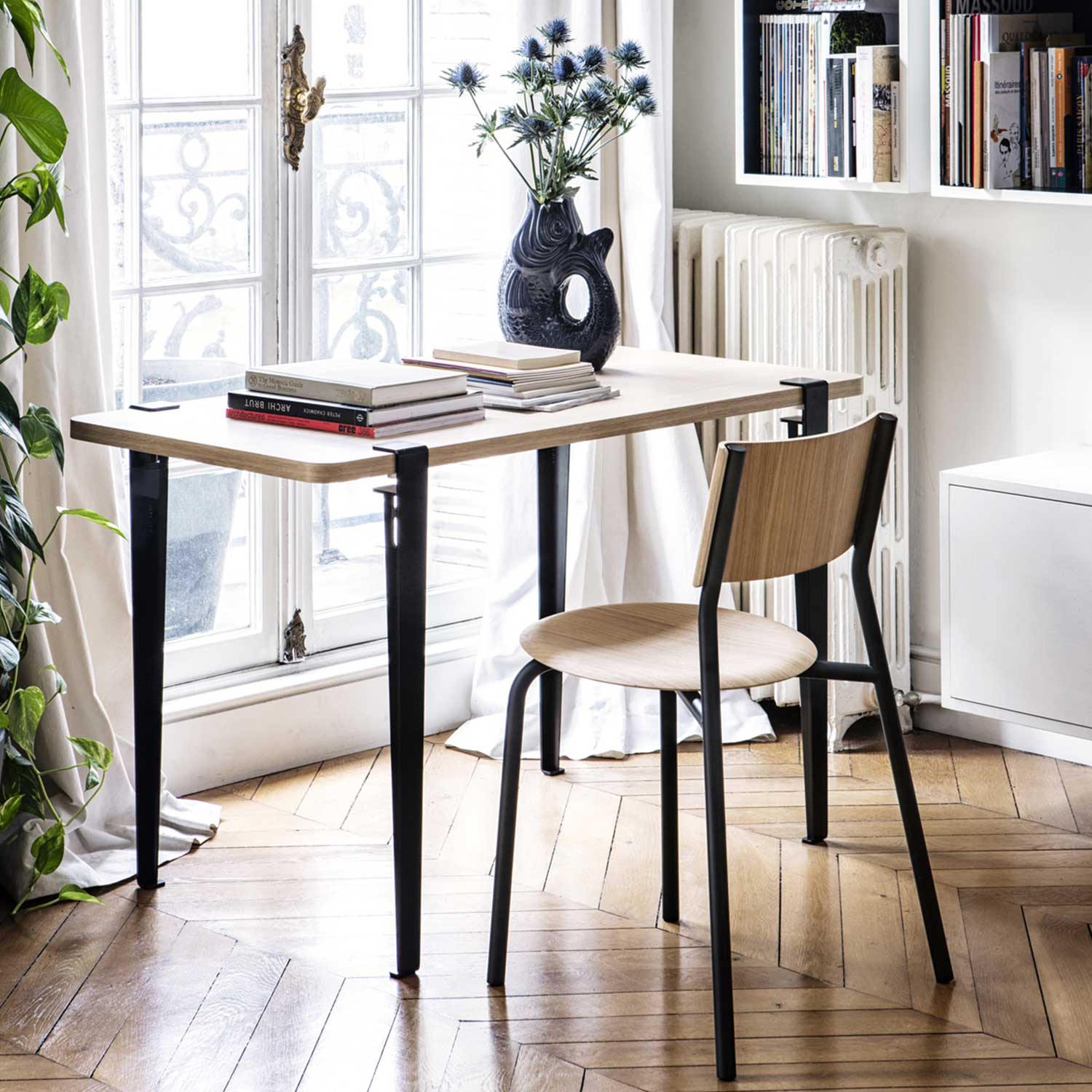 Tiptoe - SSD Stuhl öko-zertifiziert graphitschwarz/Eiche