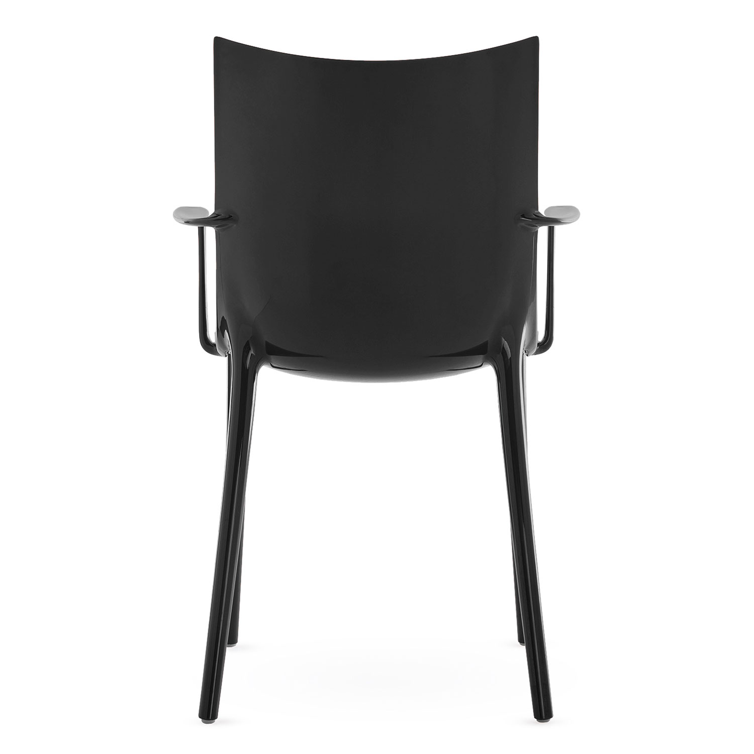 Kartell - H.H.H. Stuhl Hochglanz weiß