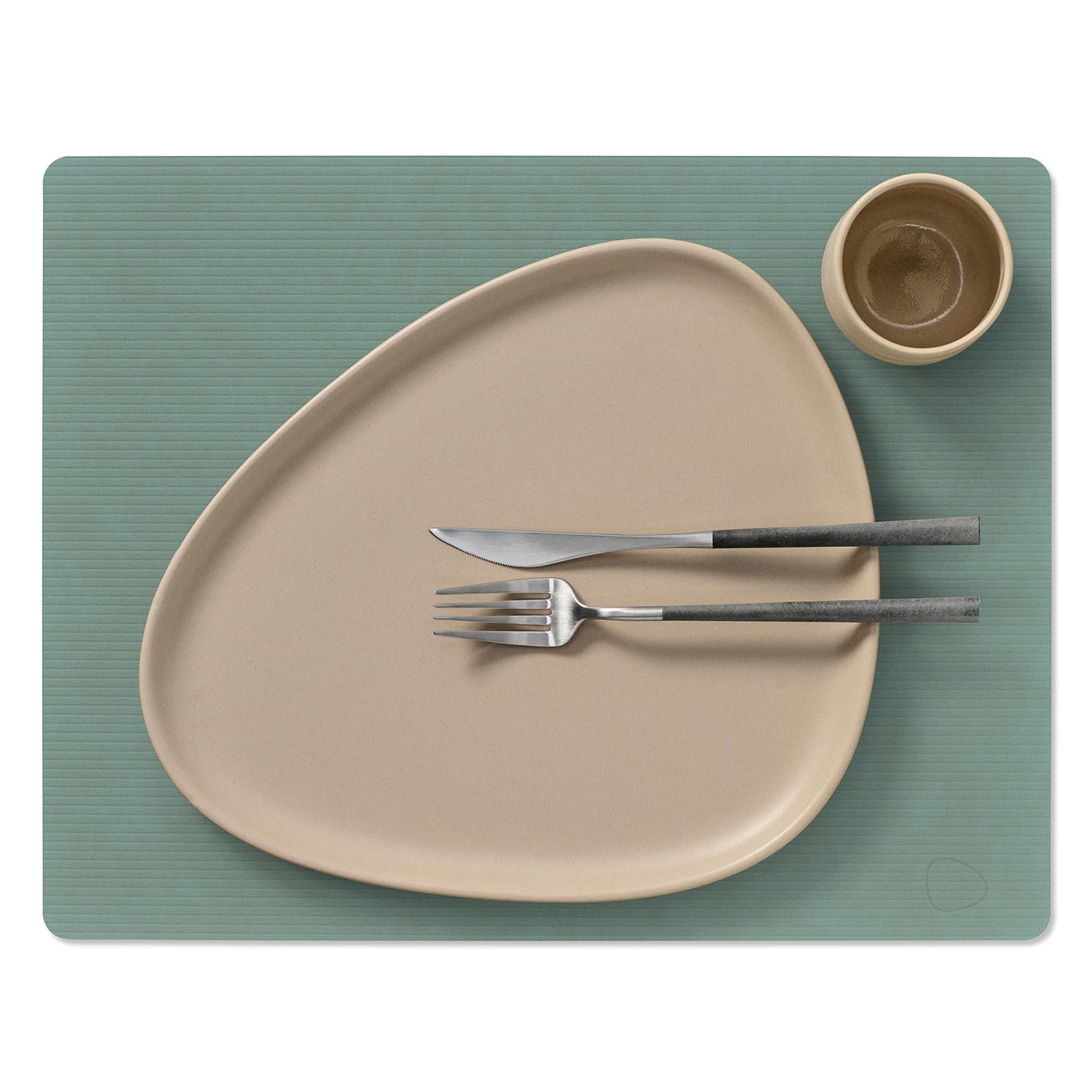 LIND DNA - Square L Corduroy Tischset pastel green