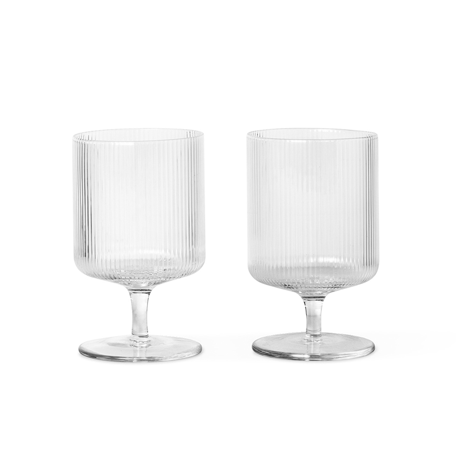 ripple wein glaeser ferm living zweier set glasklar 48176