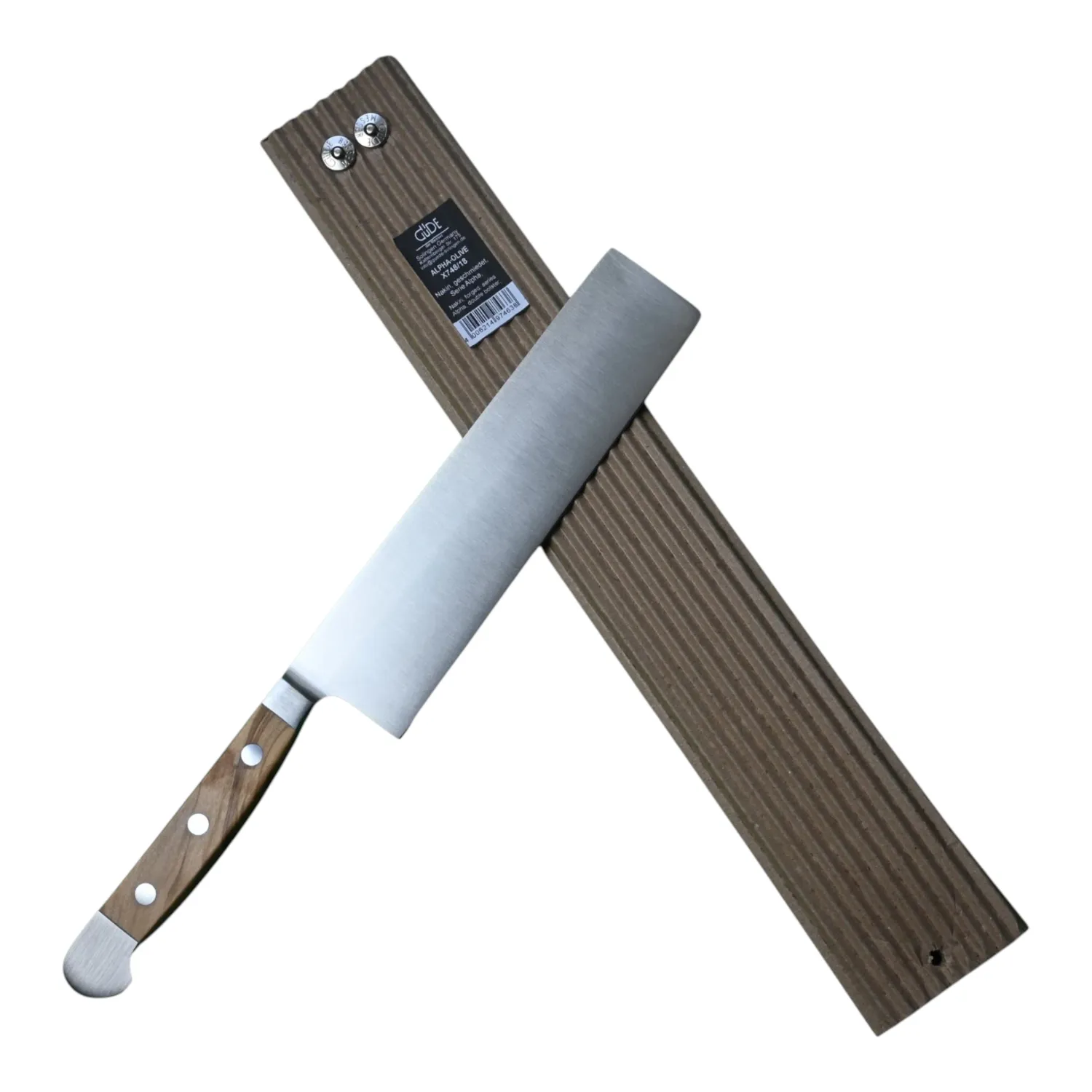 Güde - Nakiri Gemüsemesser 18 cm Serie Alpha-Olive