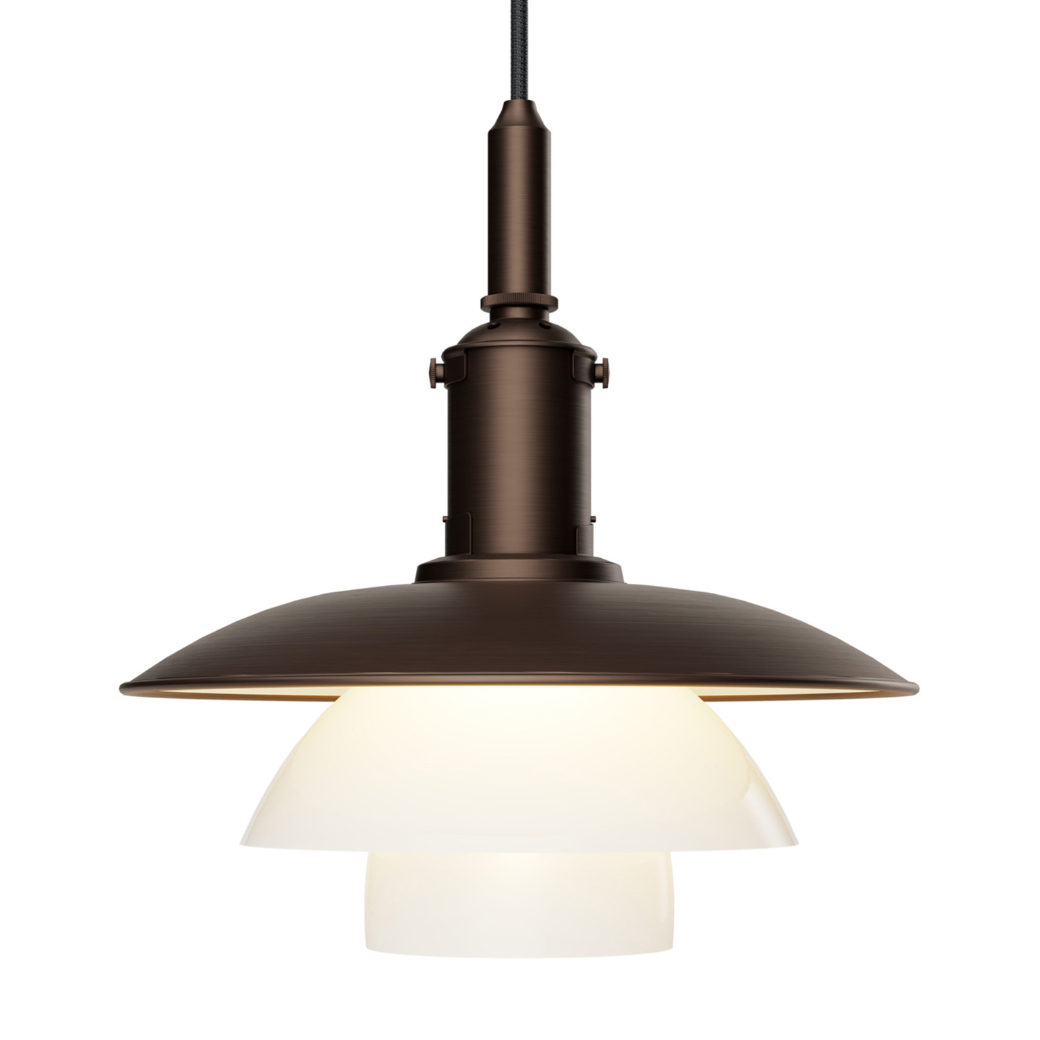 Louis Poulsen - PH 3/3 Pendelleuchte white/Opalglas