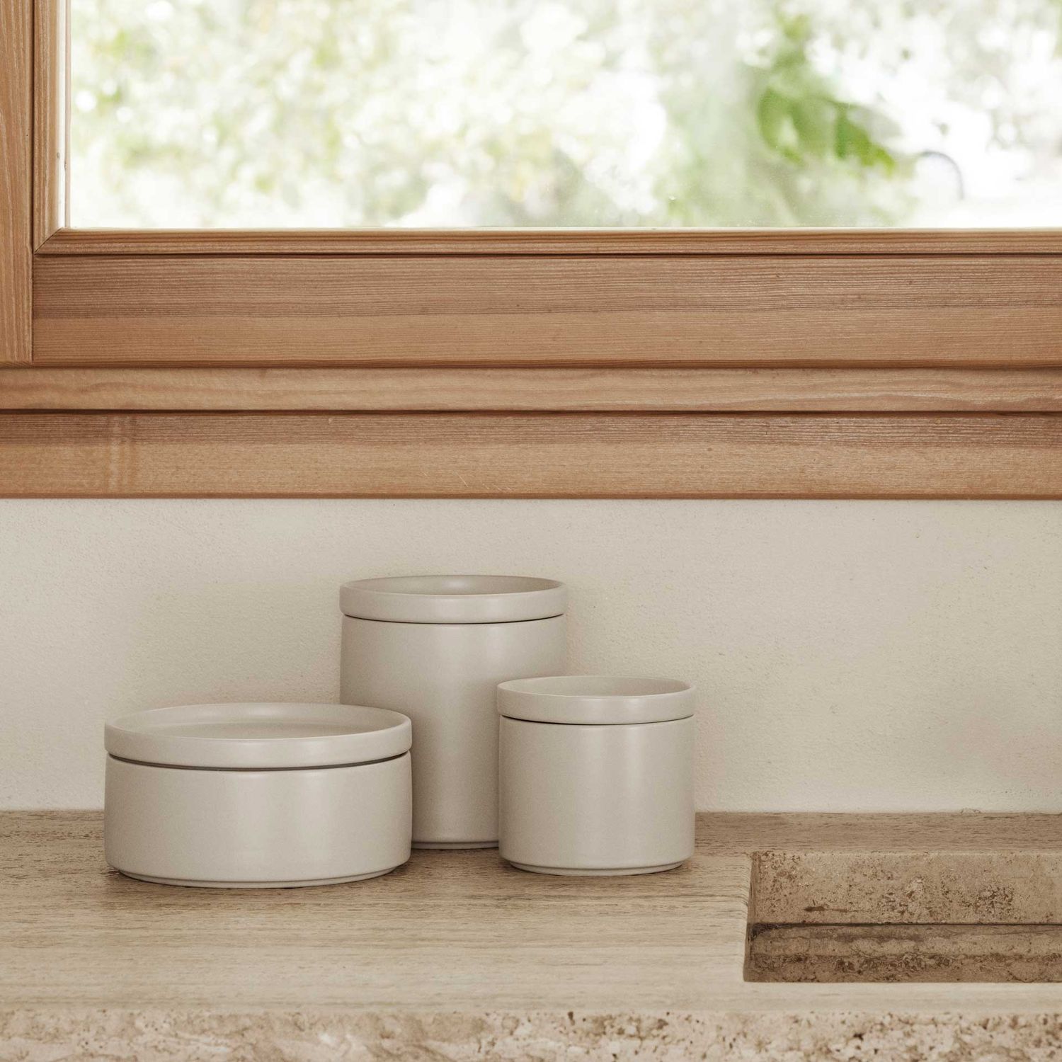 blomus - PILAR Vorratsdose S mirage gray