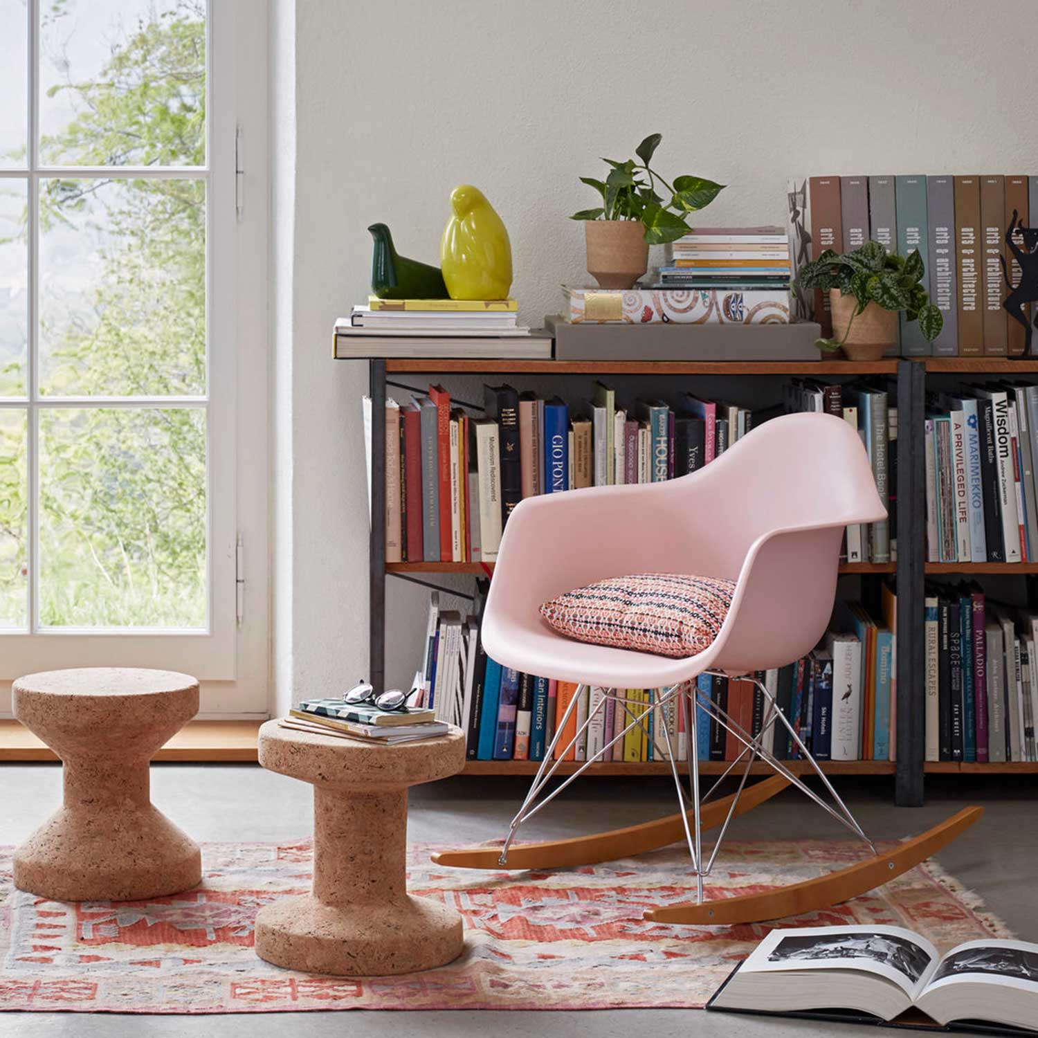 vitra cork family modell b schaukelstuhl 97999