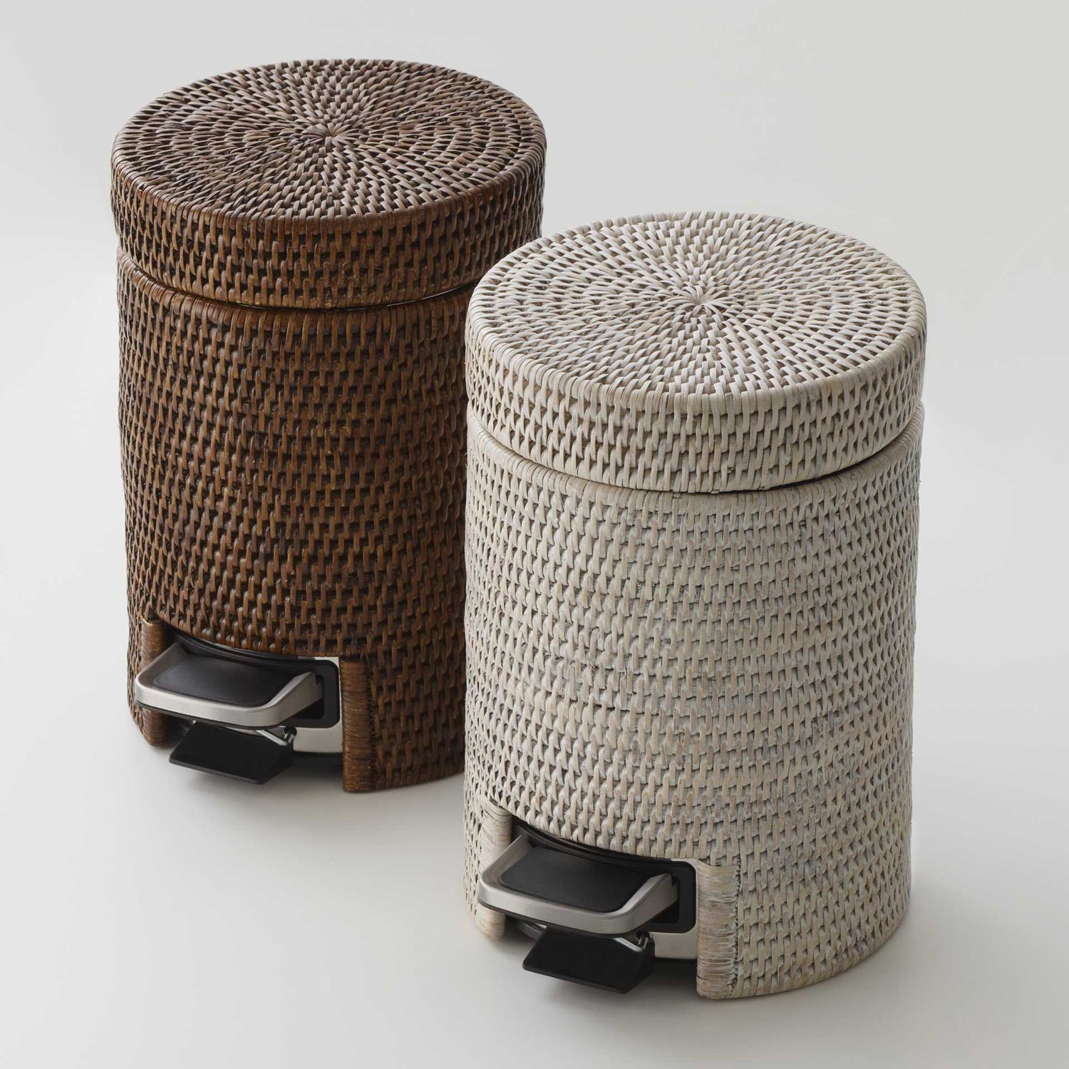 Decor Walther - Basket TE Pedaleimer dunkel