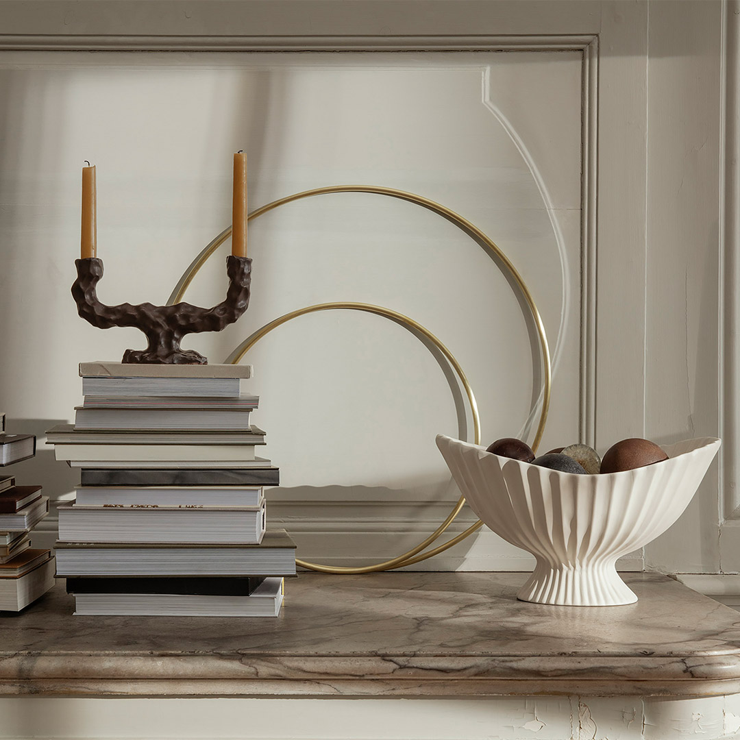 ferm living fountain centrepiece schaledekoration 75001