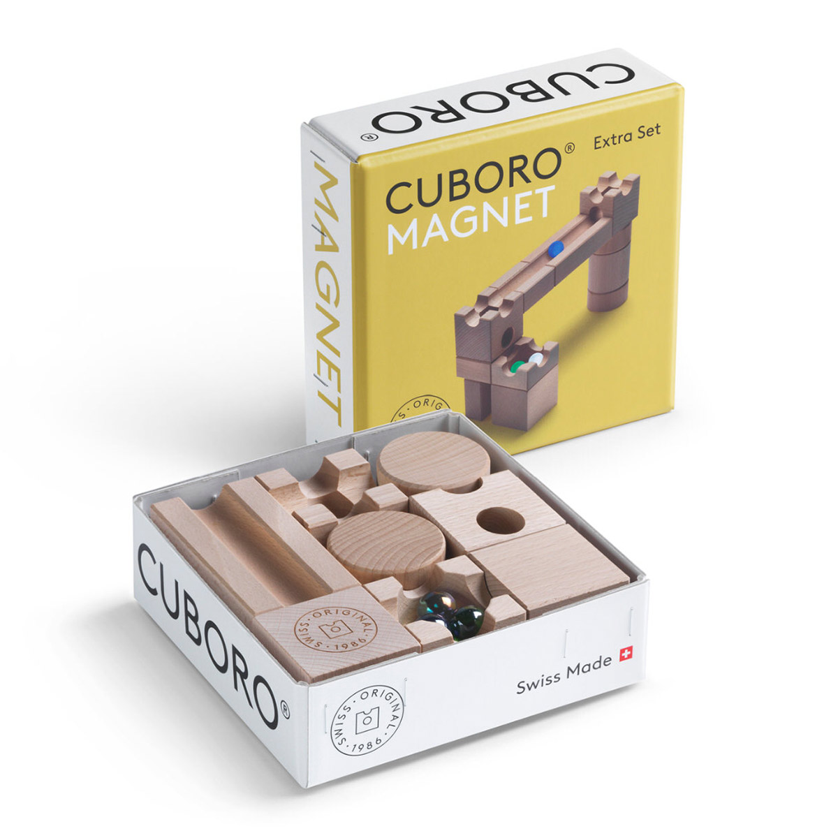 cuboro magnet kugelbahn holz extrakasten kasten 86561