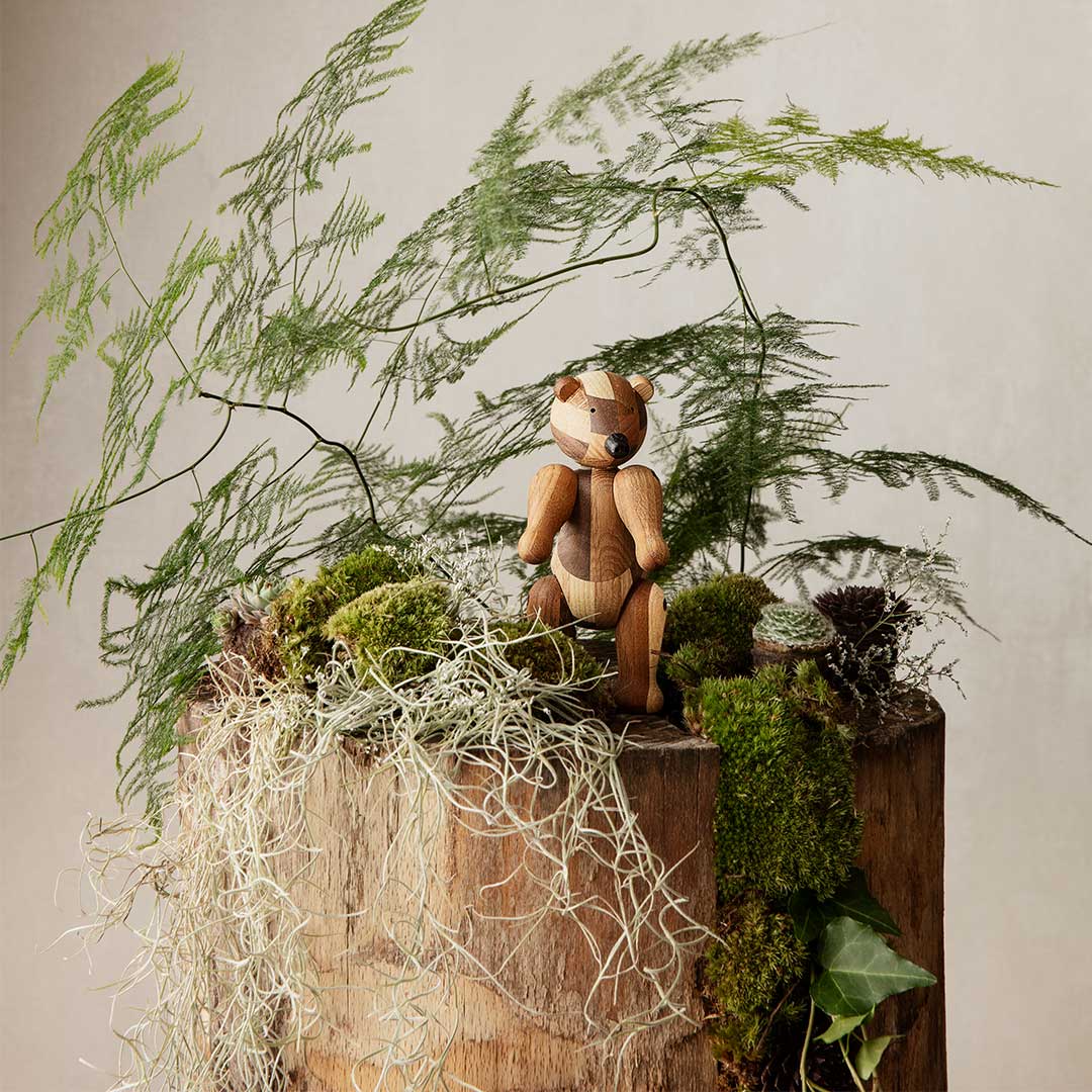 kay bojesen dekofigur baer mixed wood 80036