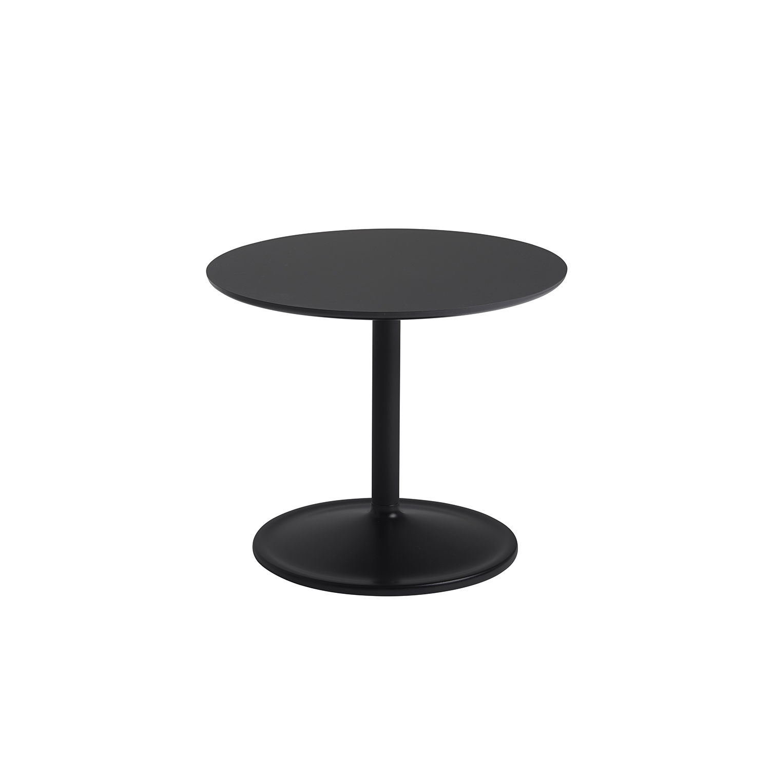 muuto soft side table black o48 h40 70917
