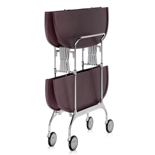 kartell gastone chromo bordeaux geklappt 102338