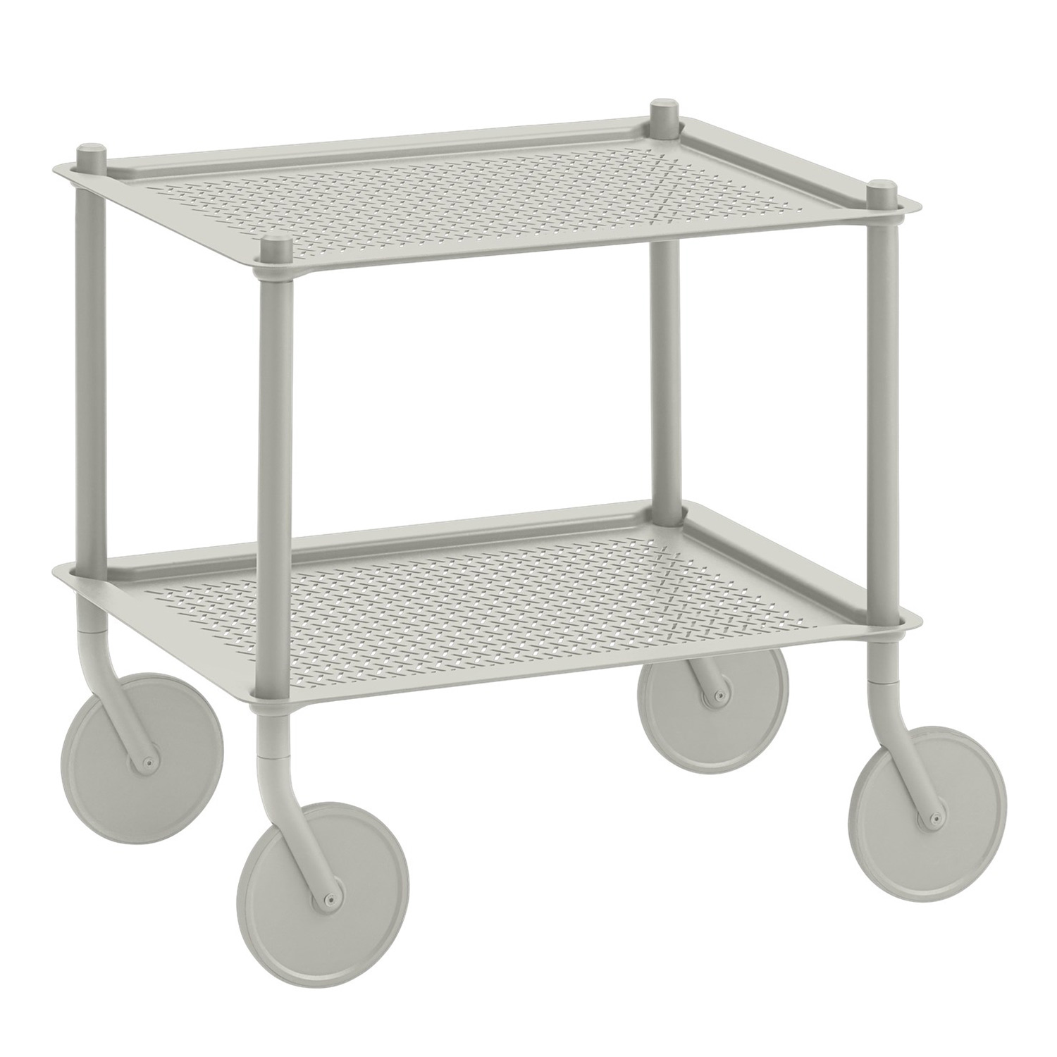 muuto flow trolley grey 2 layer 65282