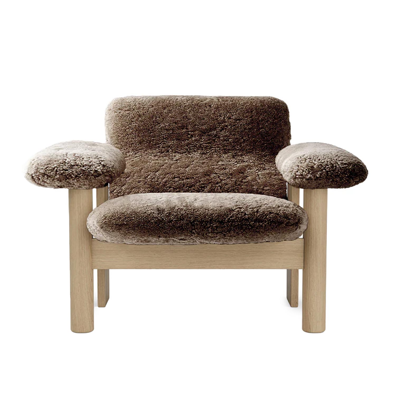 Audo - Brasilia Loungesessel Sheepskin niedrig