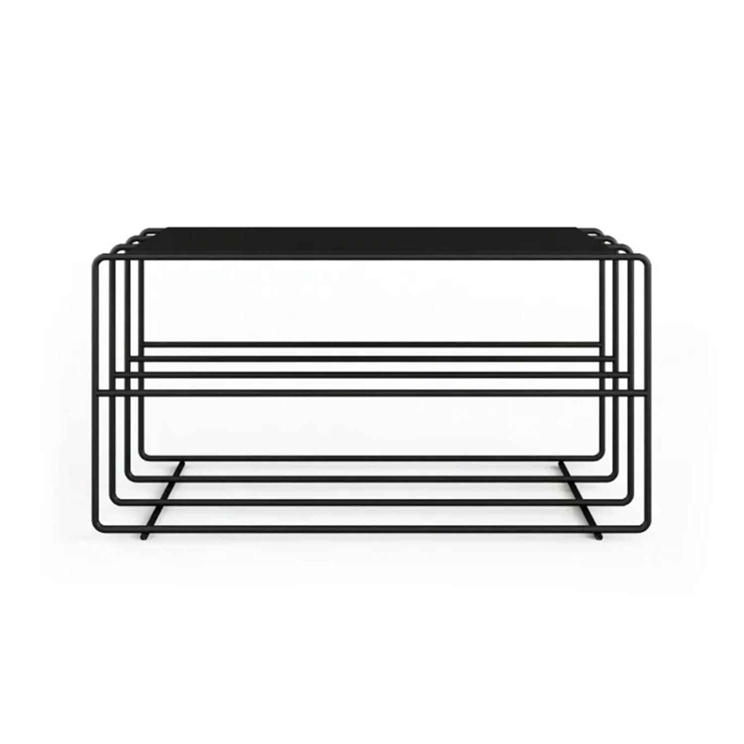 metallbude neva schuhregal schwarz 96715