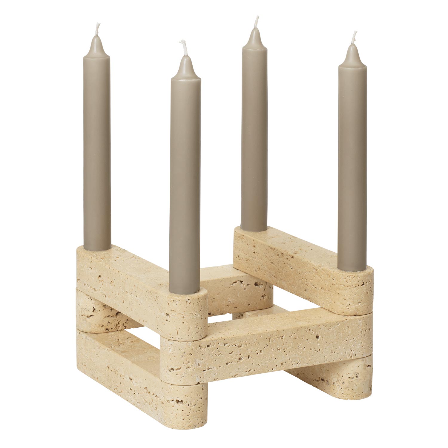 Ferm Living - Newel Modulares Kerzenhalter-Set