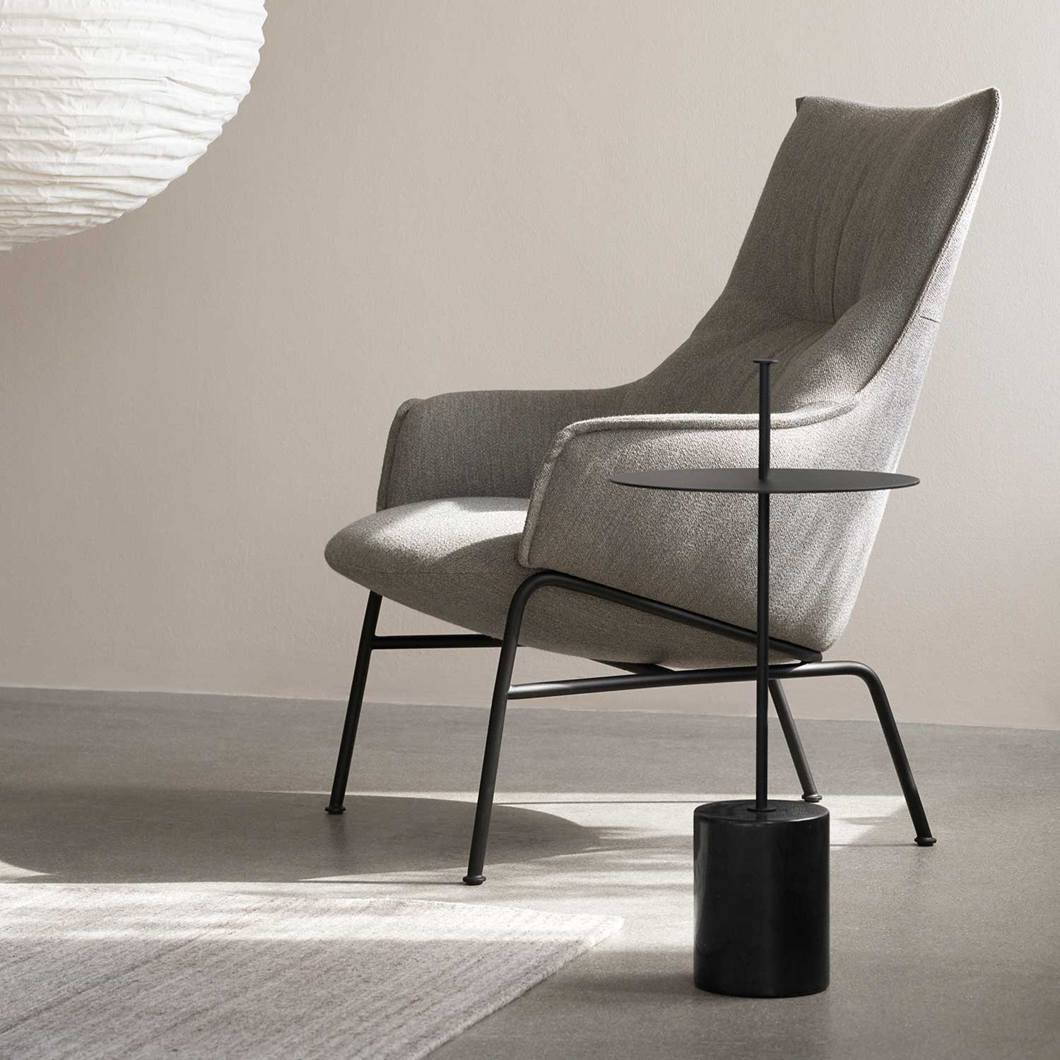 calibre side table high with handle wendelbo 94084