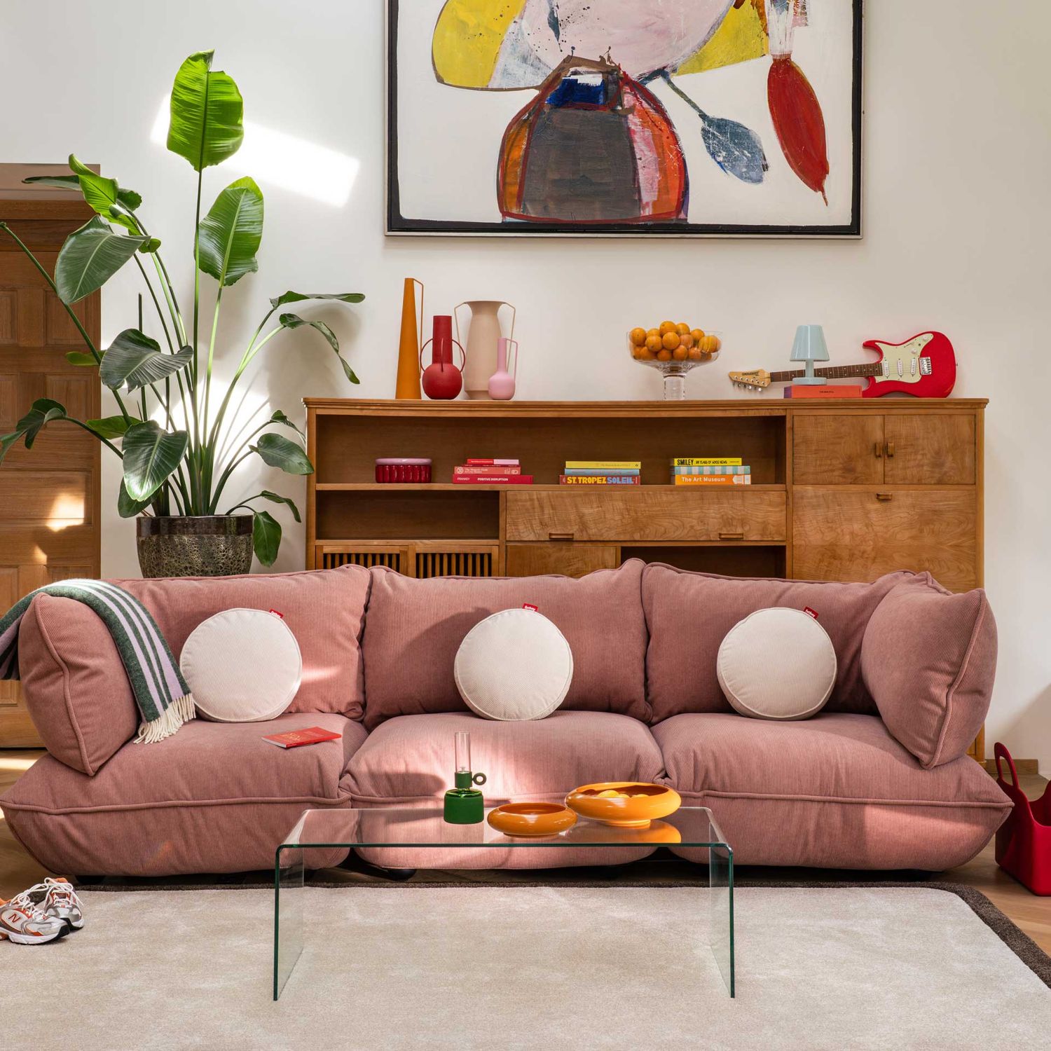 Fatboy - Sumo Ecksitz rechts Cord recycled soft pink