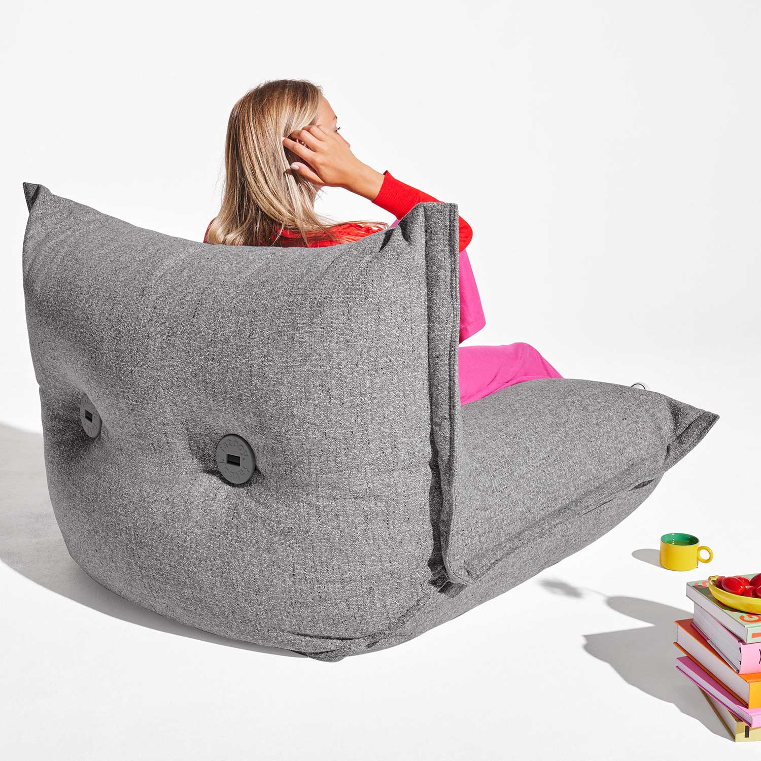 BonBaron mingle grid stone fatboy 87730