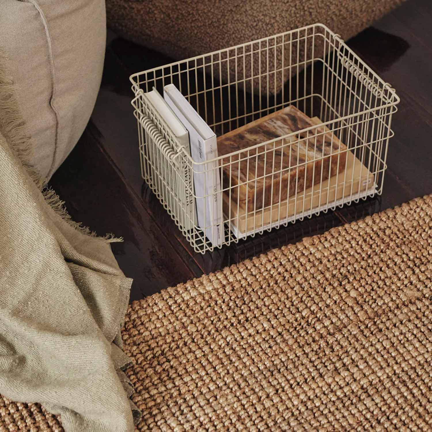 ferm LIVING Cala Stackable Basket Stapelbarer Netzkorb Ambiente 104269