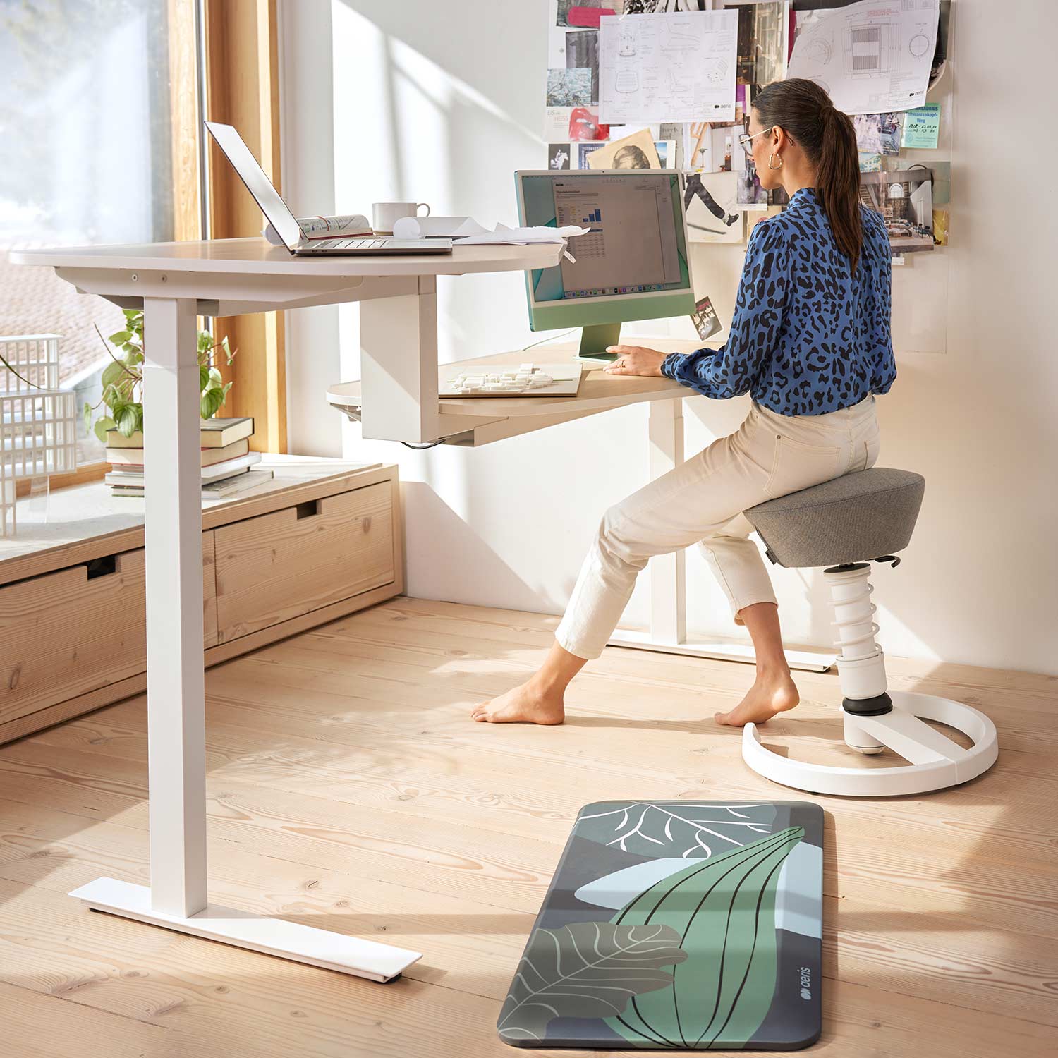 aeris steh sitz schreibtisch 90037