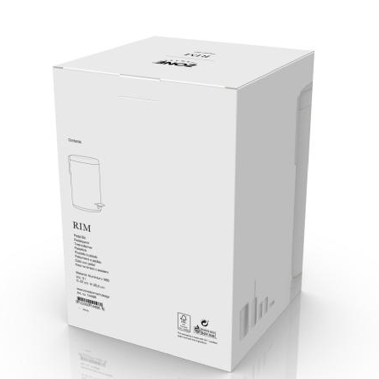 Zone Denmark Rim Pedaleimer Verpackung hinten 104989