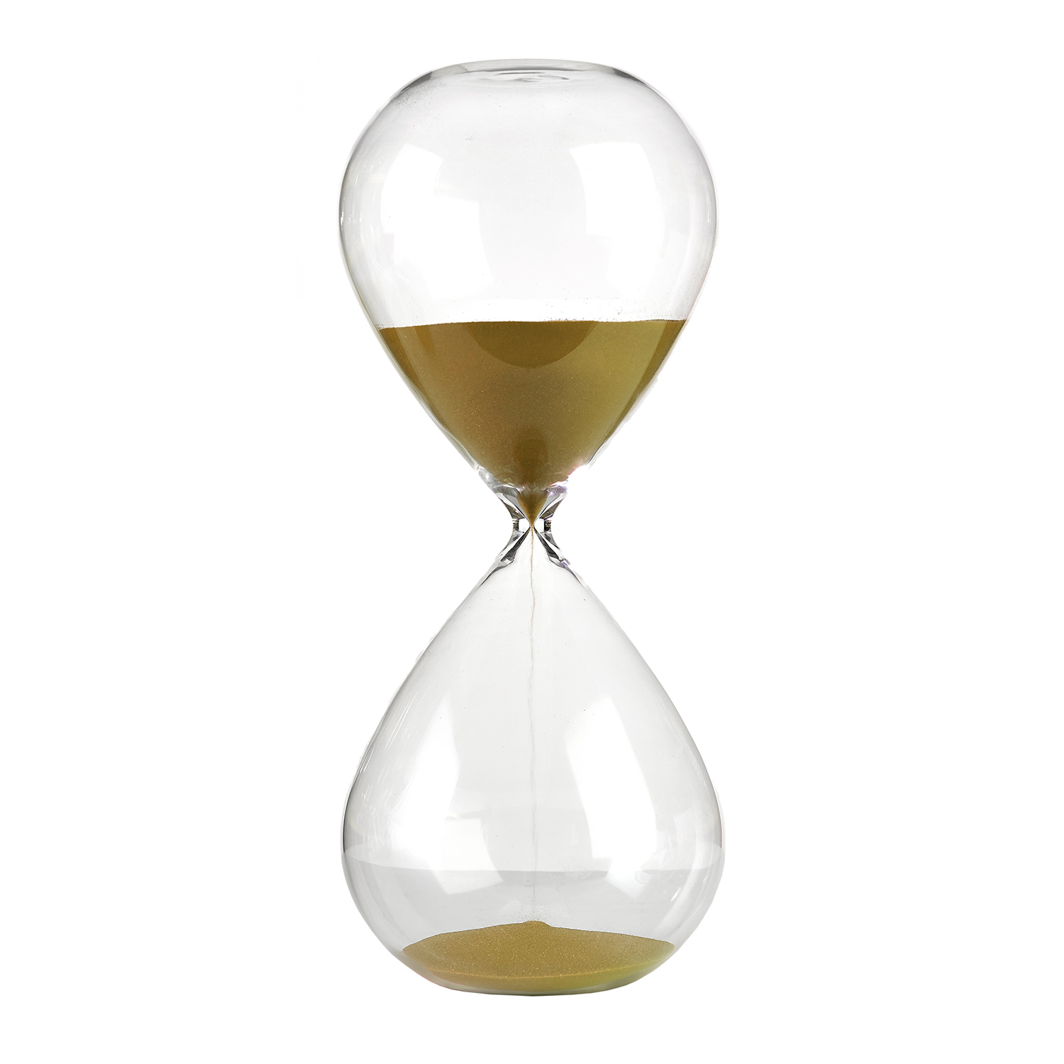 pols potten ball sanduhr l gold 97723