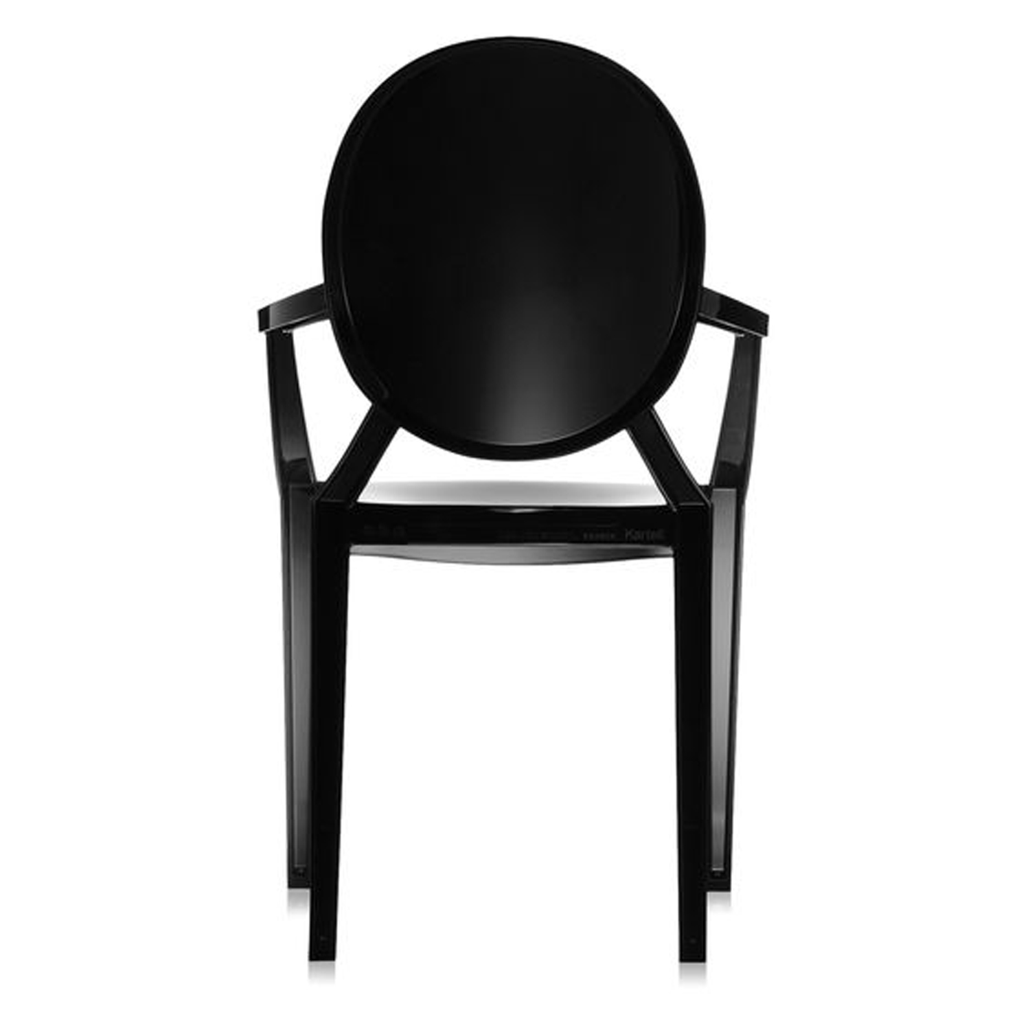 2 Louis Ghost Stuhl hinten schwarz