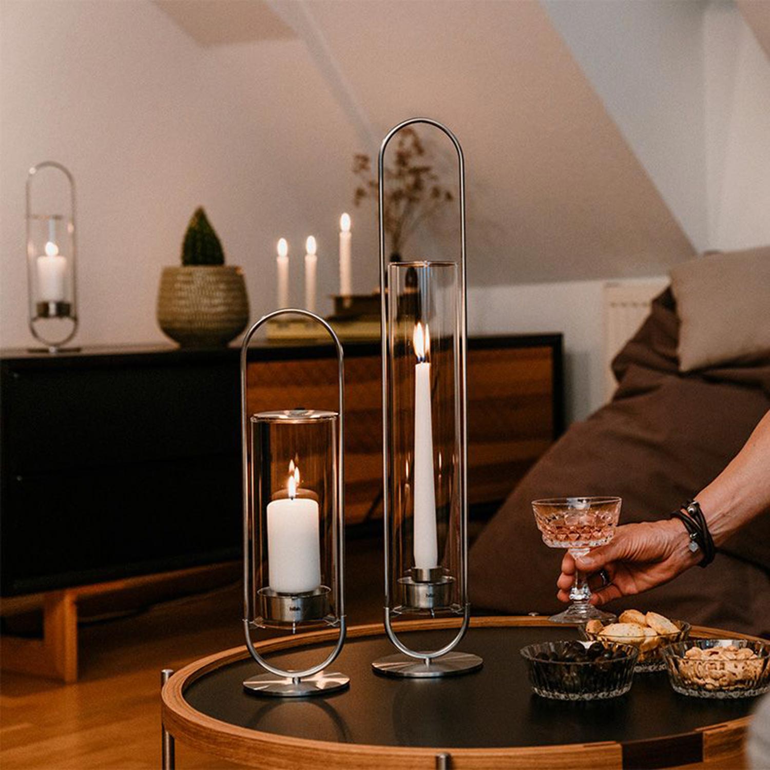 hoefats oval candle windlicht 35 wohnzimmer 96014