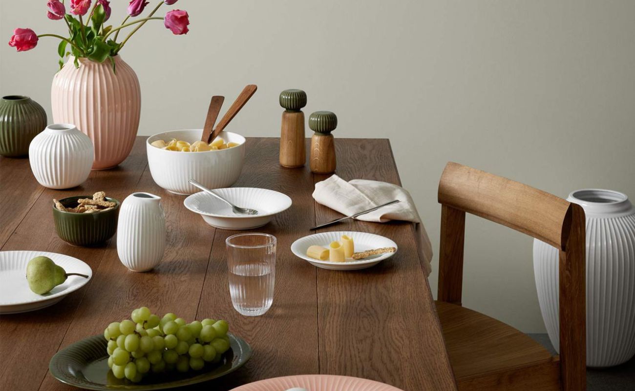 Küche Gedeckter Tisch