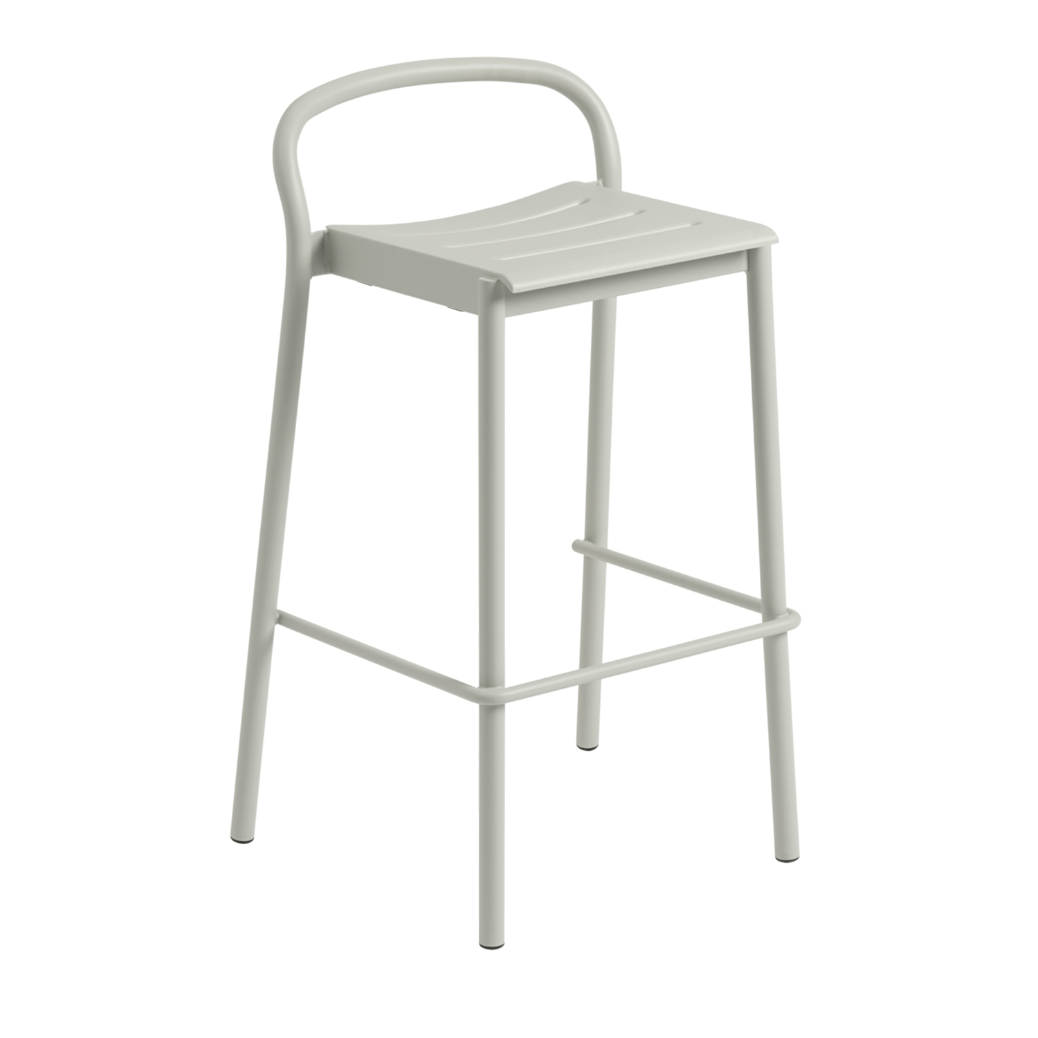 muuto linear steel bar stool grey freisteller 85931