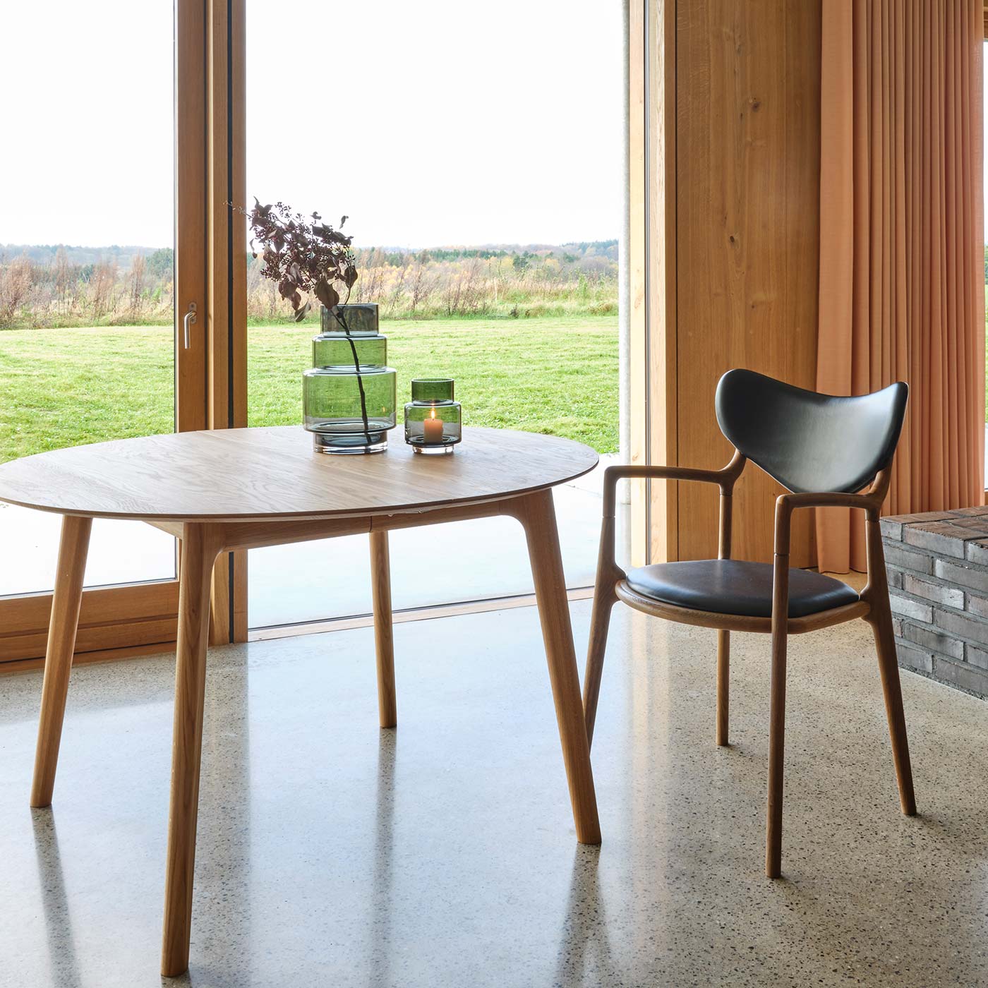 Ro Collection - Hurricane Vase No. 53 sepia brown