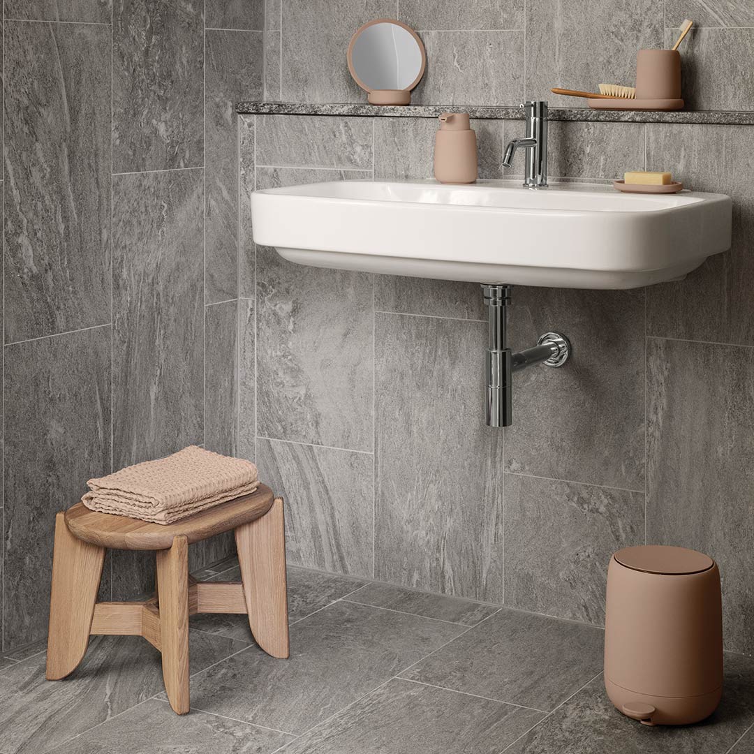 blomus sono treteimer 3l misty rose bad 82281