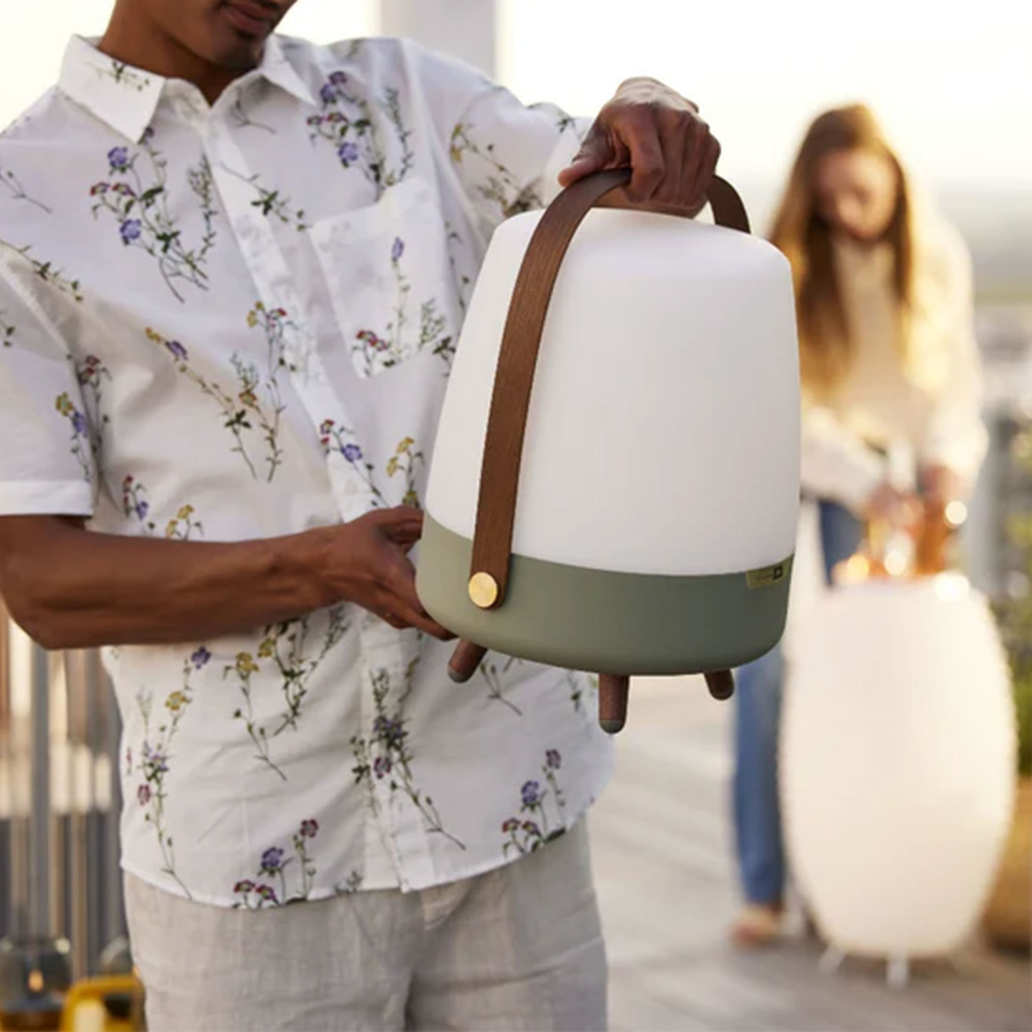 Kooduu - Lite-up Play Lautsprecherlampe sand